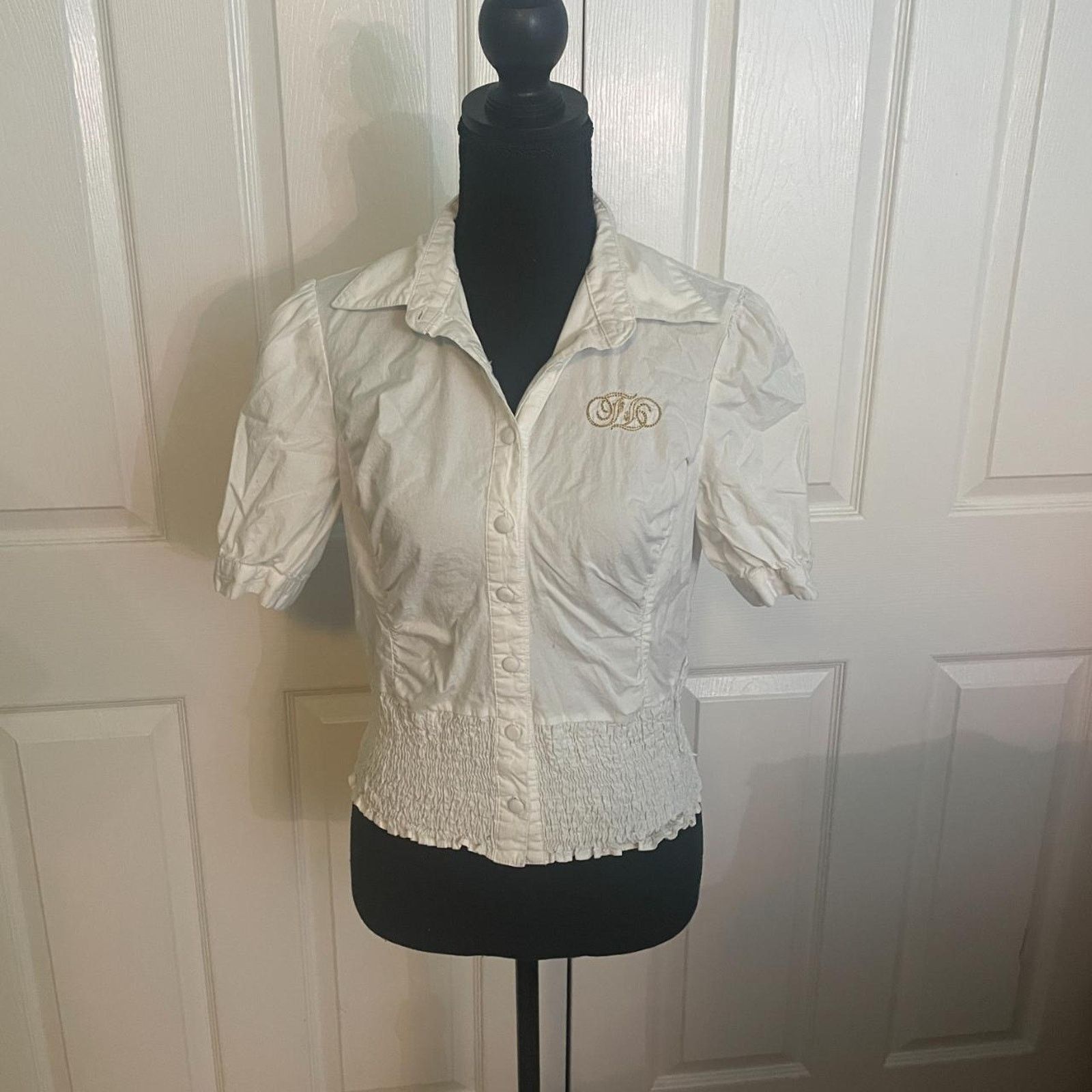 Vintage Y2k fabulosity white button up Size M / US 6-8 / IT 42-44 - 4 Thumbnail