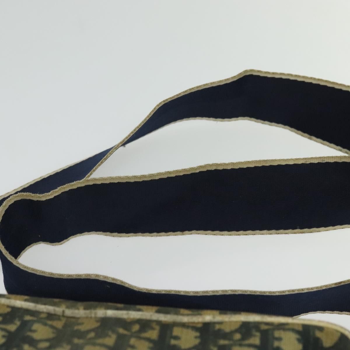 Dior DIOR Trotter Canvas Shoulder Bag Navy Silver Size ONE SIZE - 8 Thumbnail