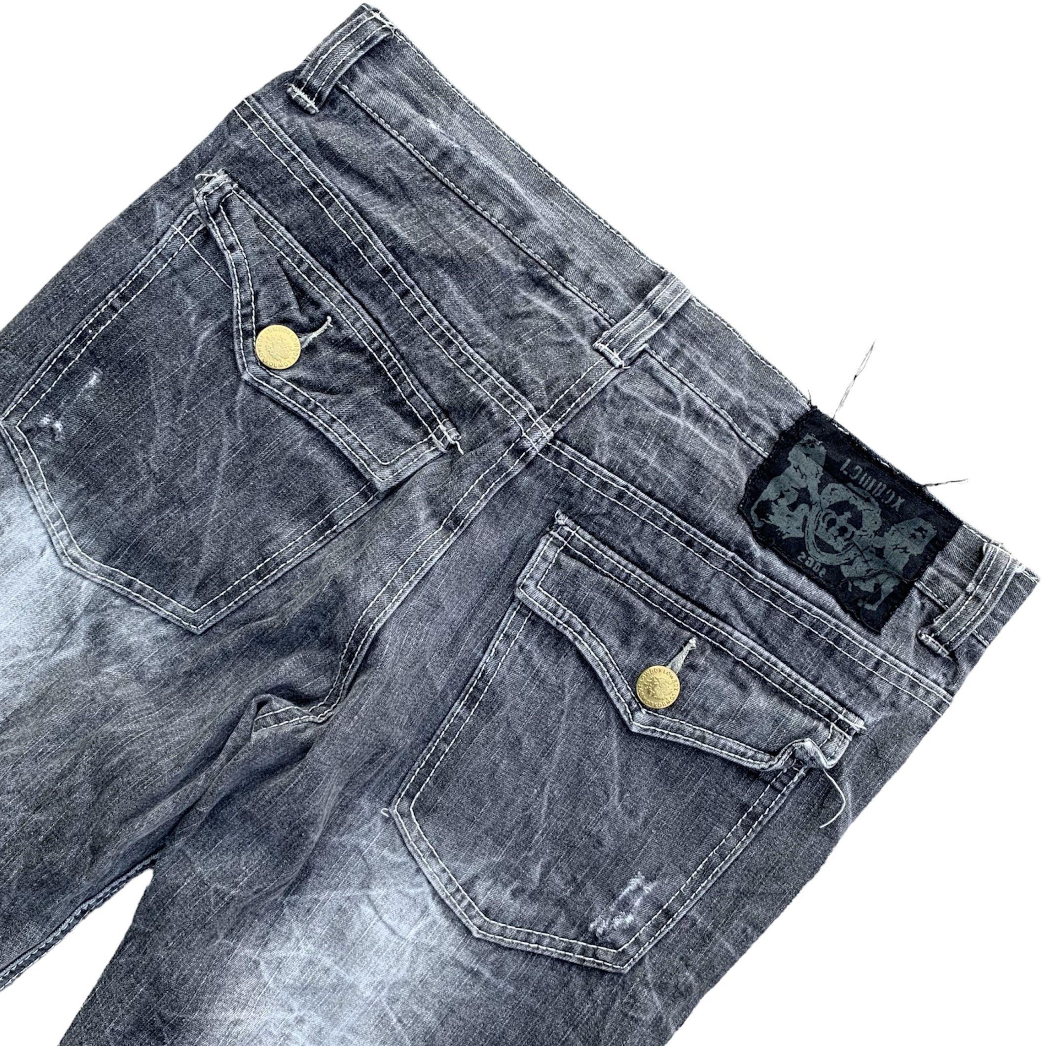 LOWBOX LOWBOX DISTRESSED FLARED PANTS Size US 32 / EU 48 - 7 Thumbnail