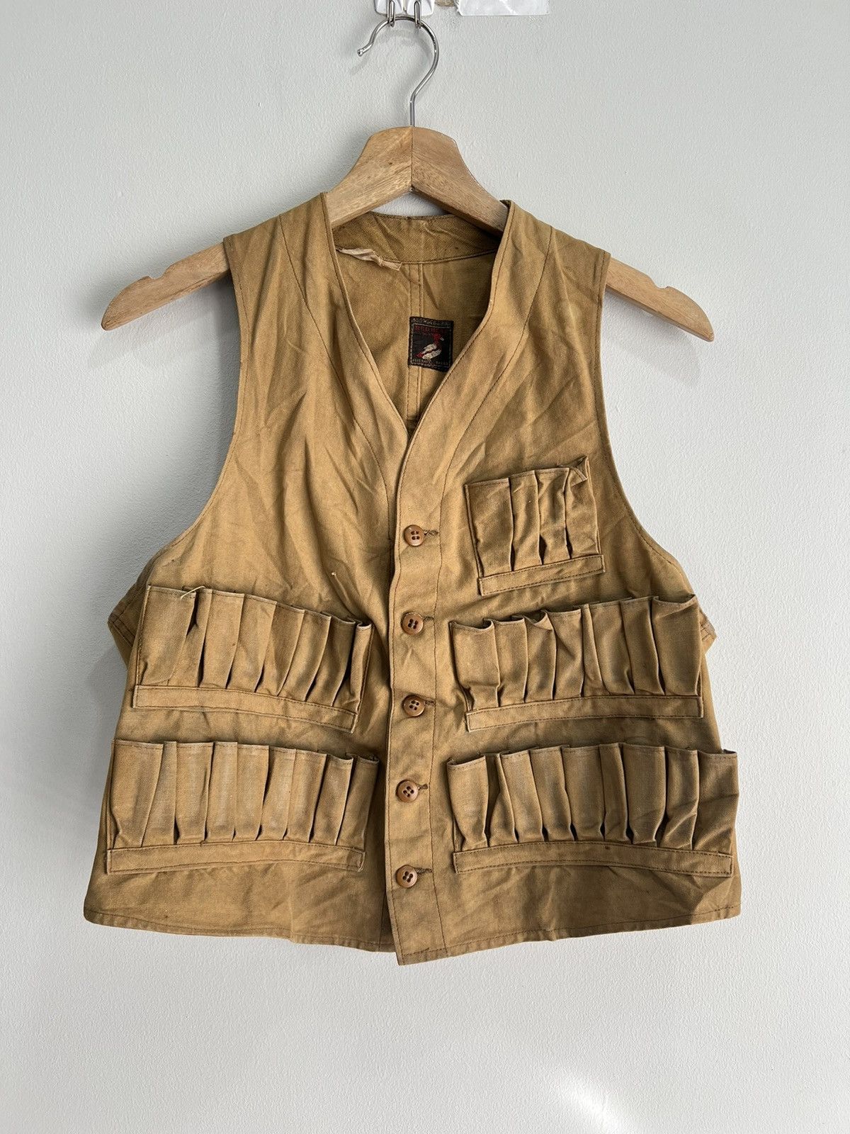 Vintage Vintage 1940s 30s Redhead Hunting Utility Vest jacket hoodie Size US S / EU 44-46 / 1 - 1 Thumbnail