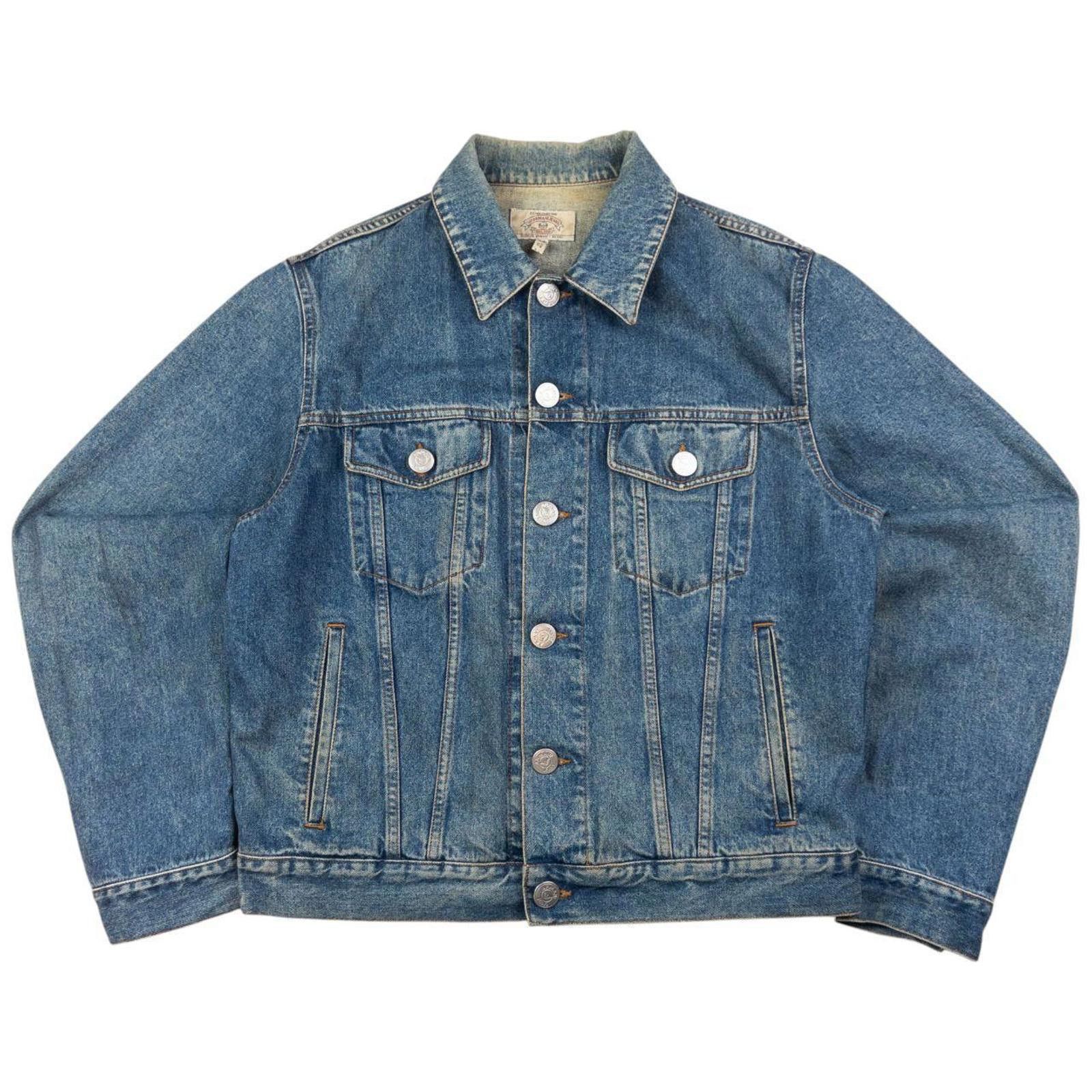 Armani Vintage Armani Jeans Button Up Denim Jacket Size Size US S / EU 44-46 / 1 - 1 Thumbnail