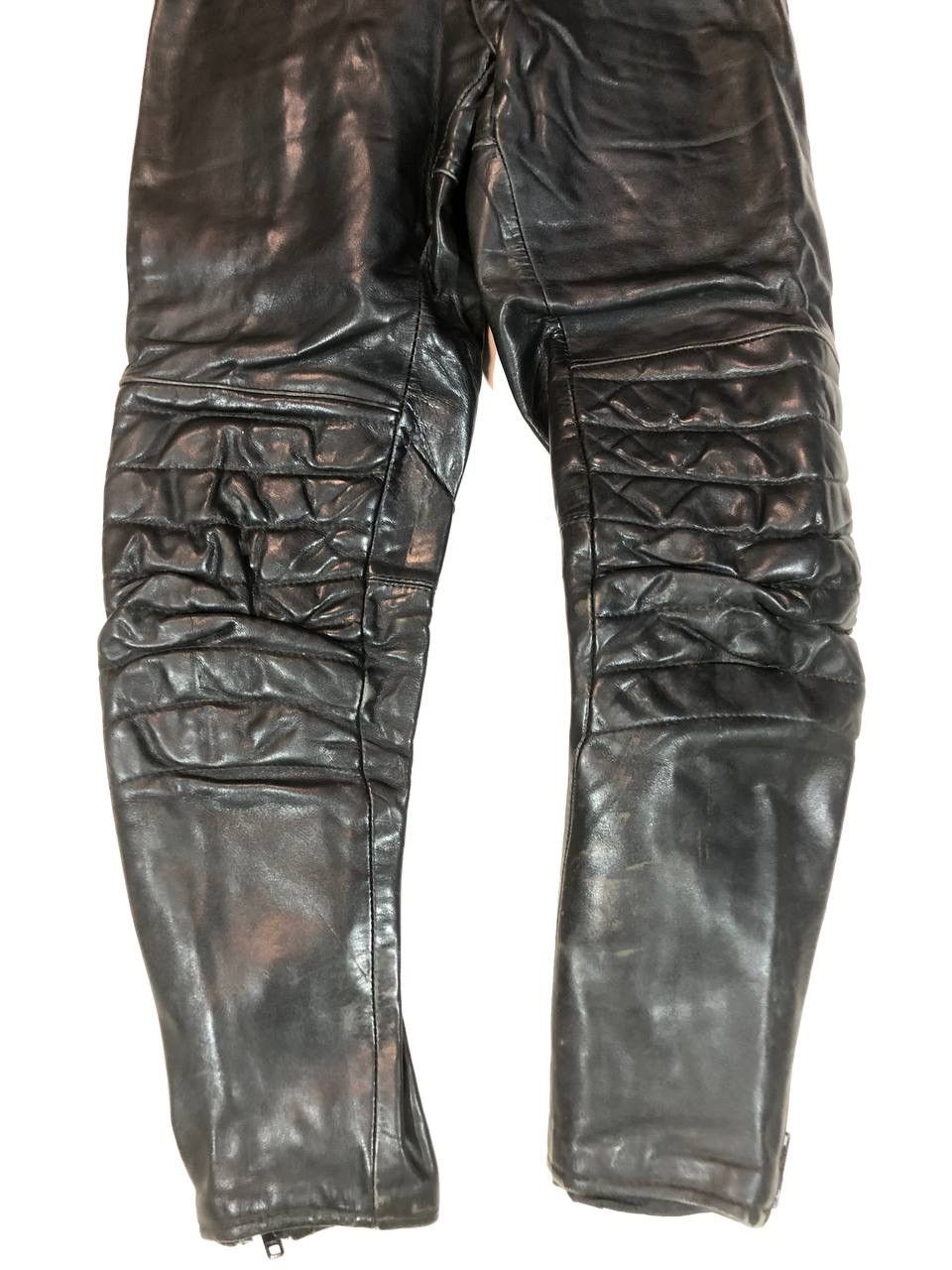Genuine Leather × Vintage MQP Racing Biker Leather Pants Vintage Size US 29 - 3 Thumbnail