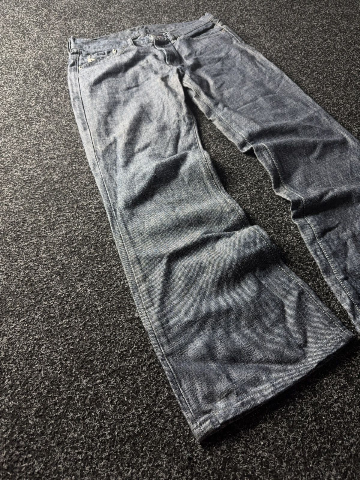 Designer × Diesel Vintage Diesel Flared Jeans Made in Italy Y2K Low Rise Size 30" / US 8 / IT 44 - 2 Thumbnail