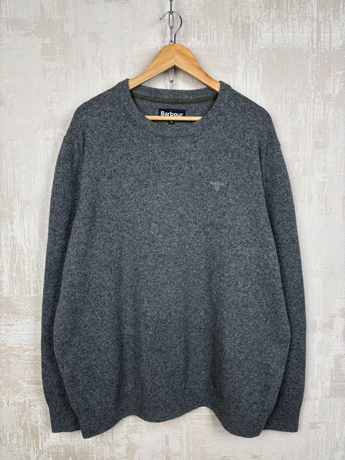 Barbour Barbour Tisbury Sweater Crew Neck Wool Blend Size US XXL / EU 58 / 5 - 3 Thumbnail