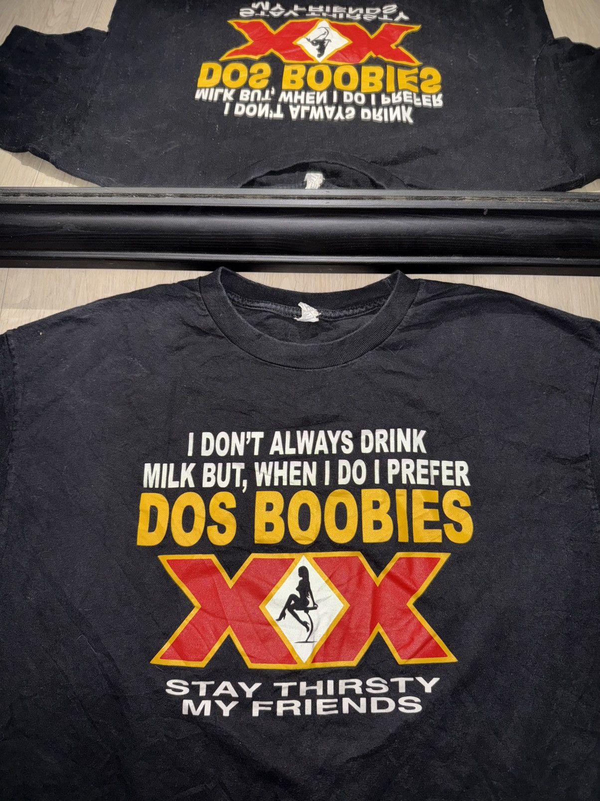 Vintage Vintage / Y2K Humor Shirt “Dos Boobies” Shirt Size US XL / EU 56 / 4 - 2 Thumbnail