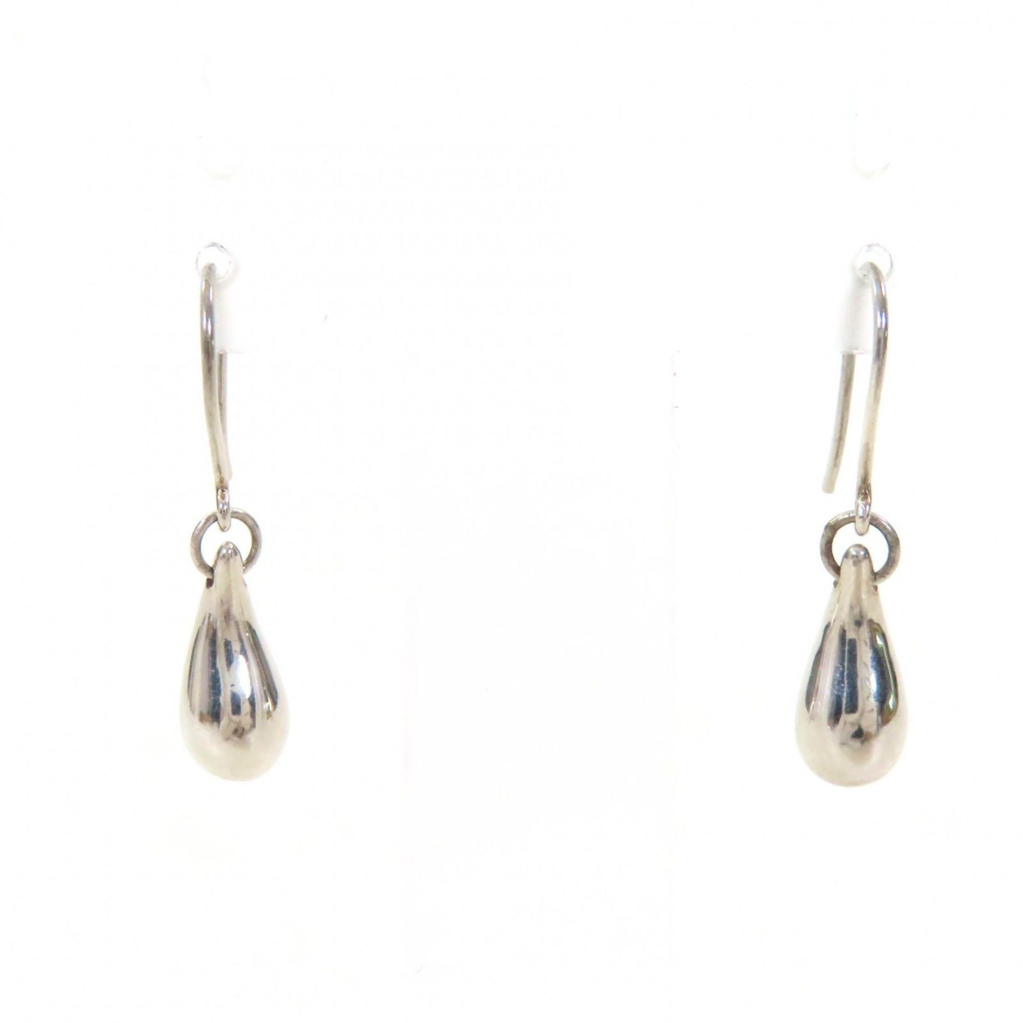 Tiffany & Co. TIFFANY & Co. Tiffany Elsa Peretti Teardrop Earrings, SV925, Silver, Binaural, Hook, Weight 3.22g, Women's Size ONE SIZE - 1 Thumbnail