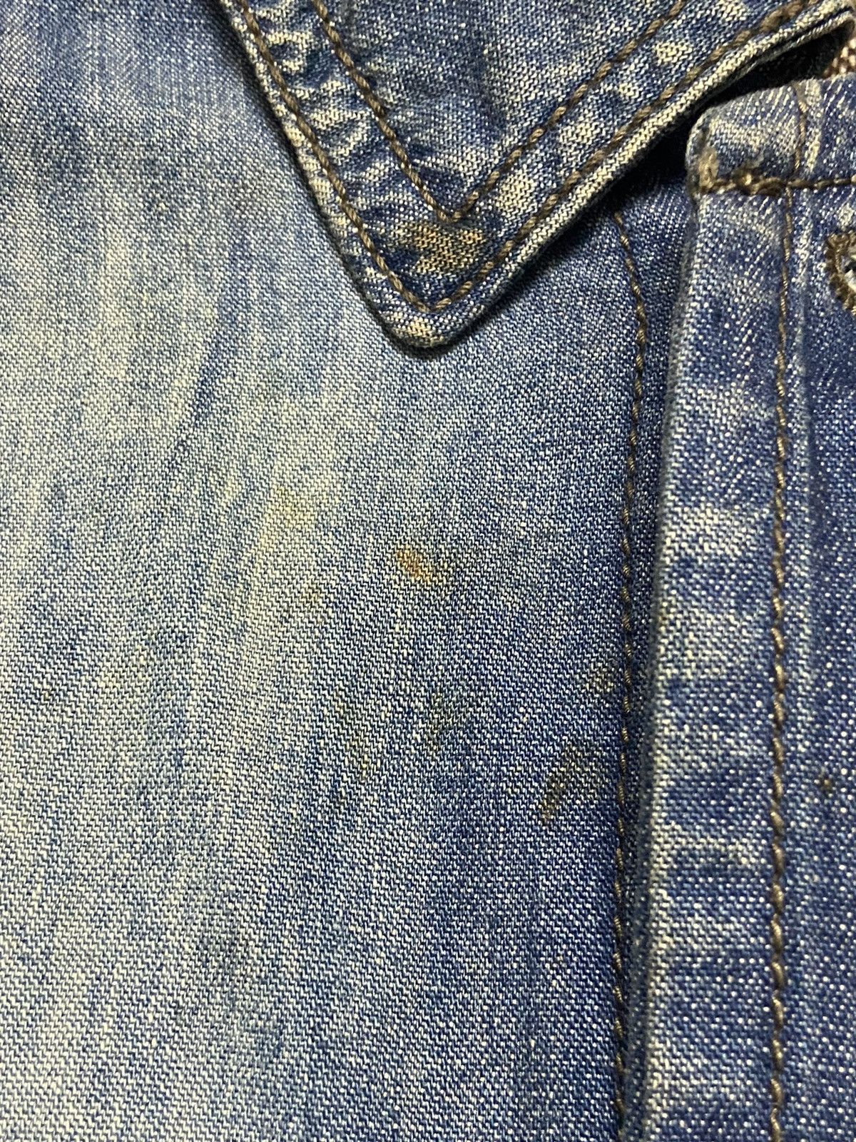 Indigo × Japanese Brand Cafetty Indigo Denim Ponchos Size S / US 4 / IT 40 - 4 Thumbnail