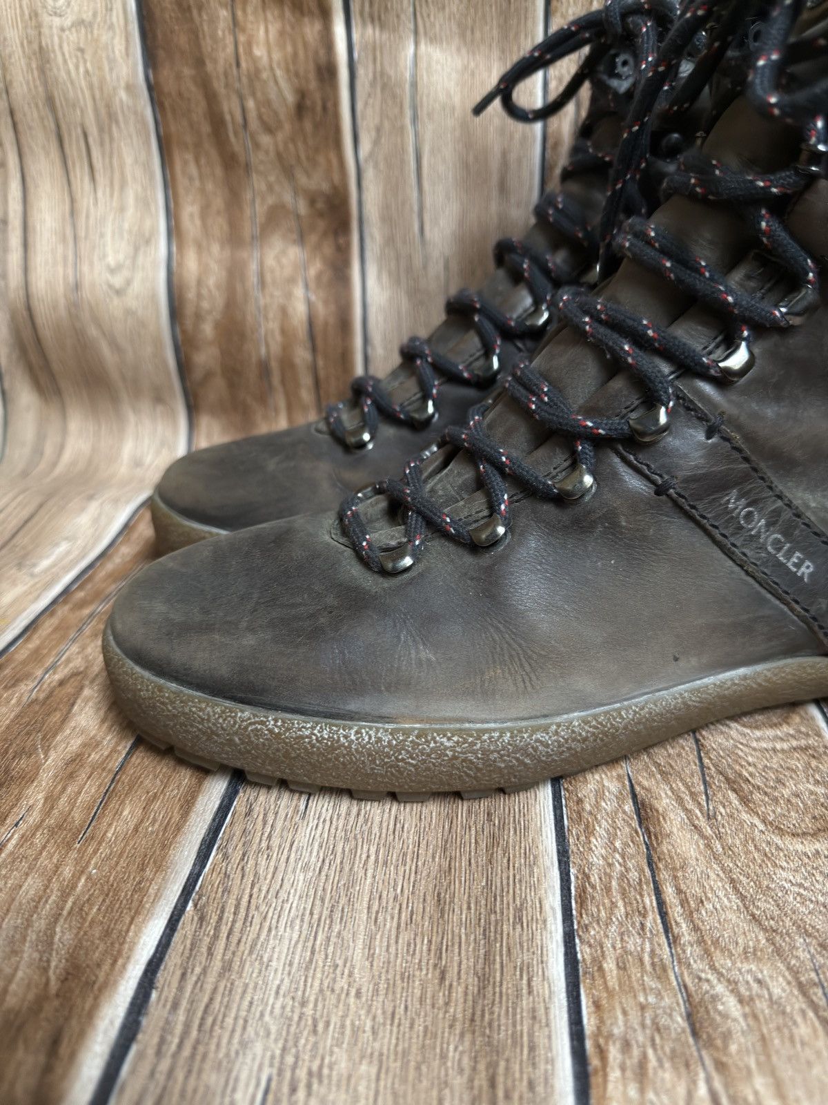 Moncler 🔥rare lace up hiking boots Size US 8 / EU 41 - 12 Thumbnail