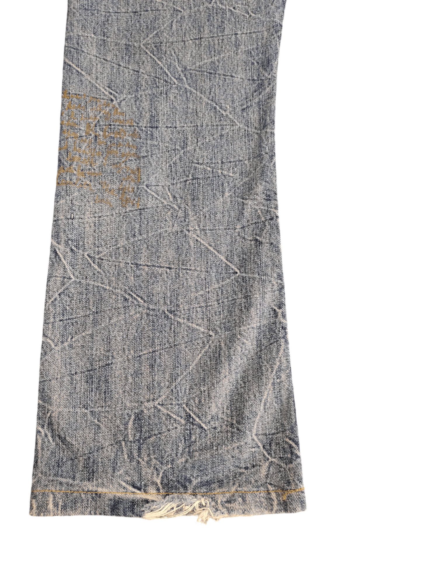 Hysteric Glamour Flare Jeans Legend Of Glamour Studded Distress Denim Bootcut Size US 30 / EU 46 - 21 Thumbnail