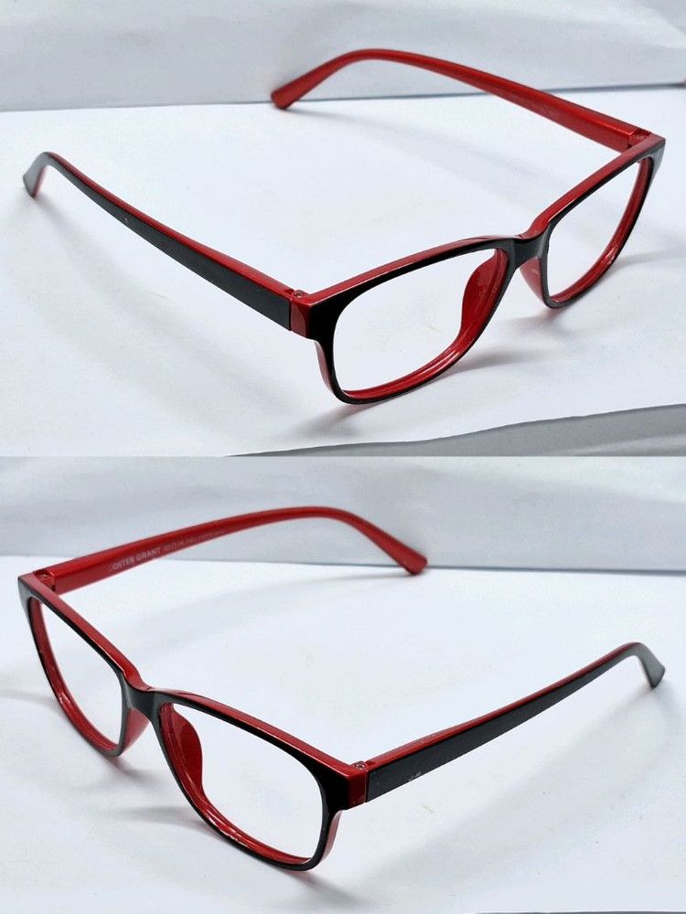 Foster Grant FOSTER GRANT NS1022 Glasses Frame Black & Red Unisex 52mm Size ONE SIZE - 3 Thumbnail