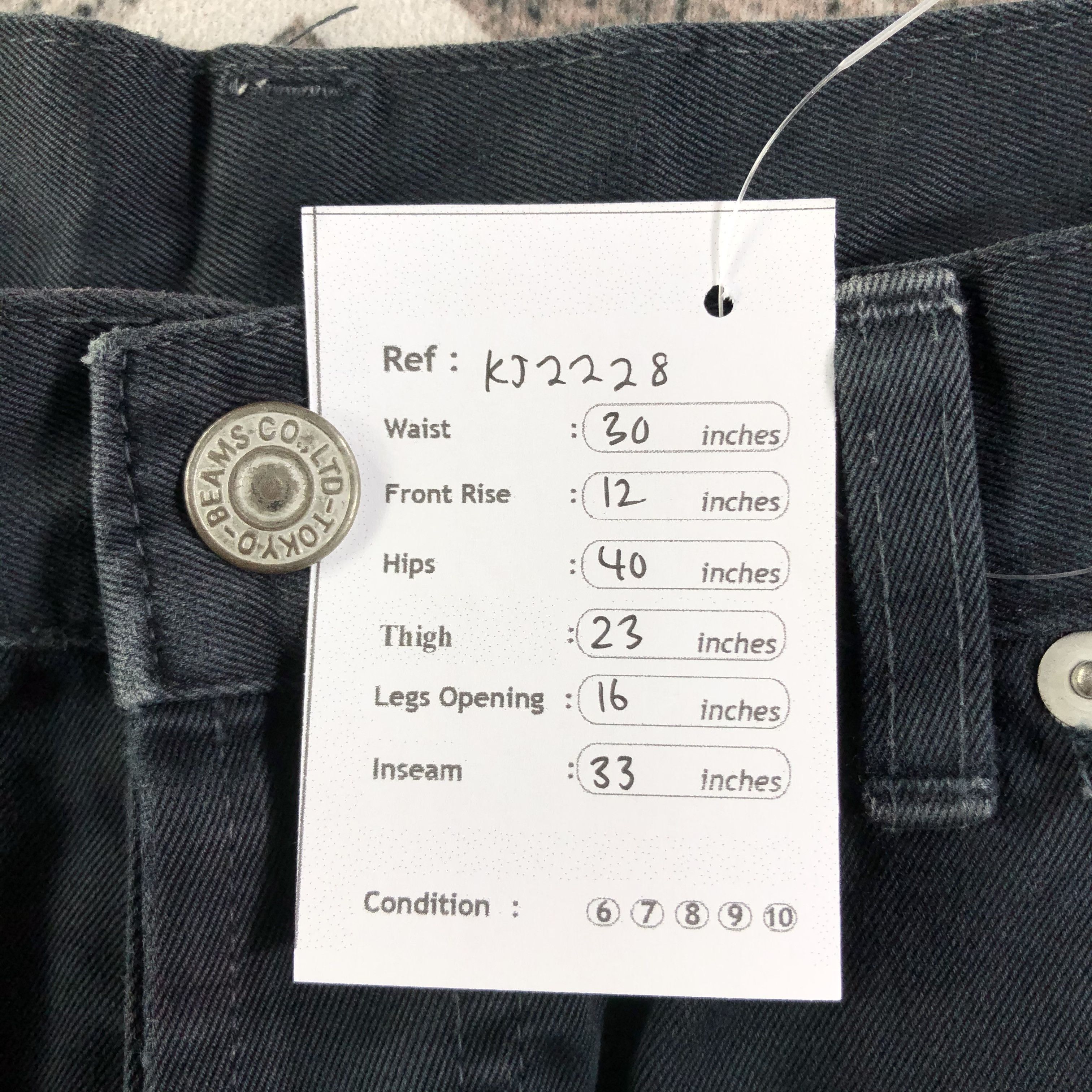 Beams Plus Beams Jeans Faded Blue Denim KJ2228 Size US 30 / EU 46 - 12 Thumbnail