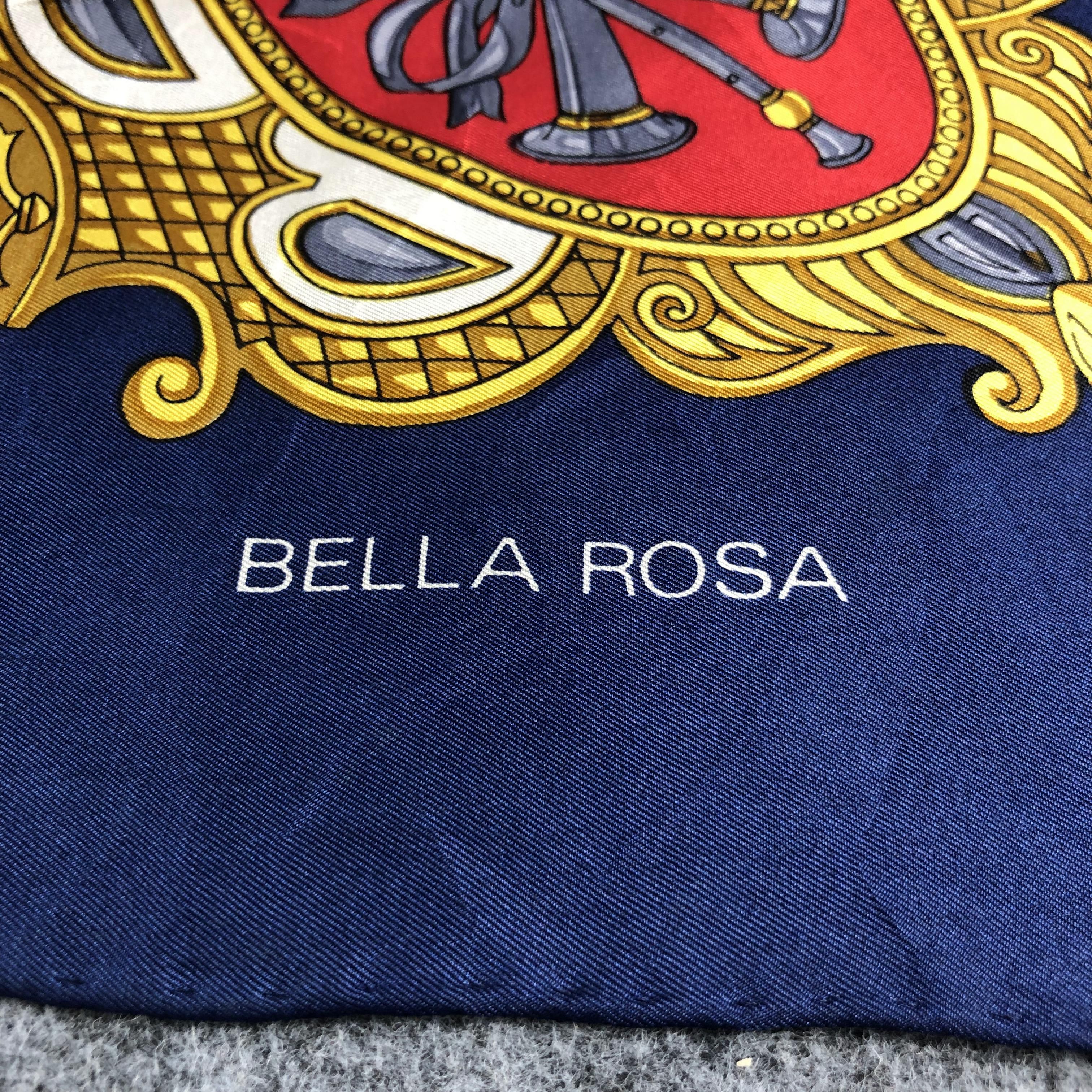 Vintage Bella Rosa Luxury Silk Scarf M368 Size ONE SIZE - 4 Thumbnail