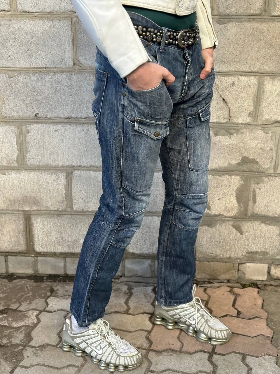 Firetrap VTG Firetrap Jeans Multi-pocket Size 34 Flared Y2K 00s USA Size US 34 / EU 50 - 2 Thumbnail