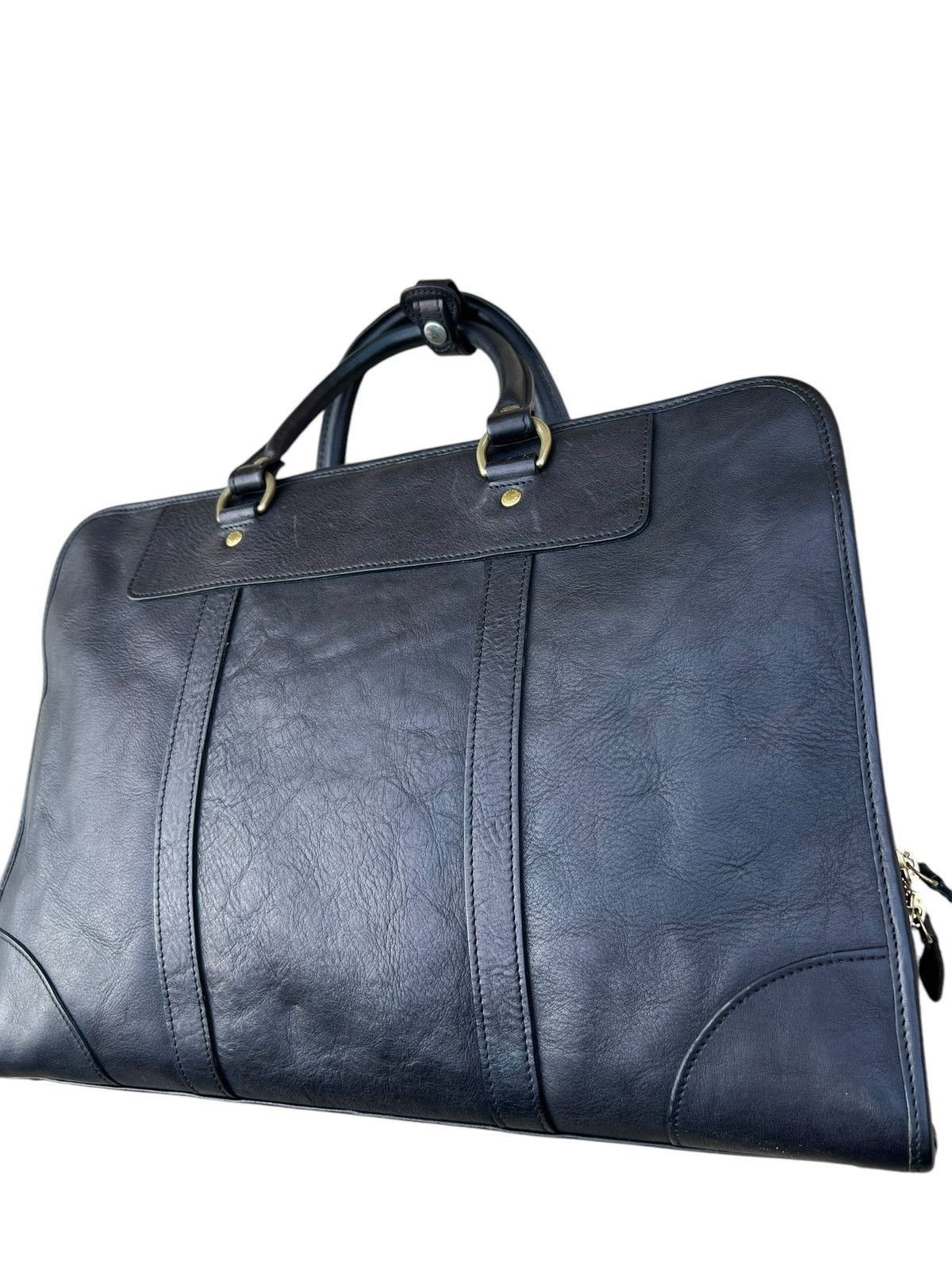 Leather Vintage Porter By Yoshida Black Leather Bag Size ONE SIZE - 6 Thumbnail