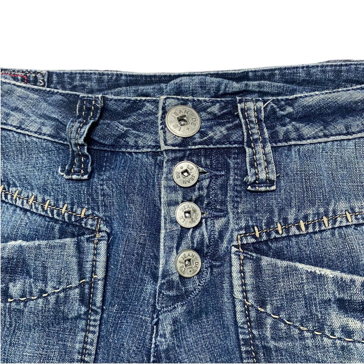 Marithe + Francois Girbaud Marithe Francois Girbaud Denim Super Flare Low Rise Jeans Size 28" / US 6 / IT 42 - 6 Thumbnail