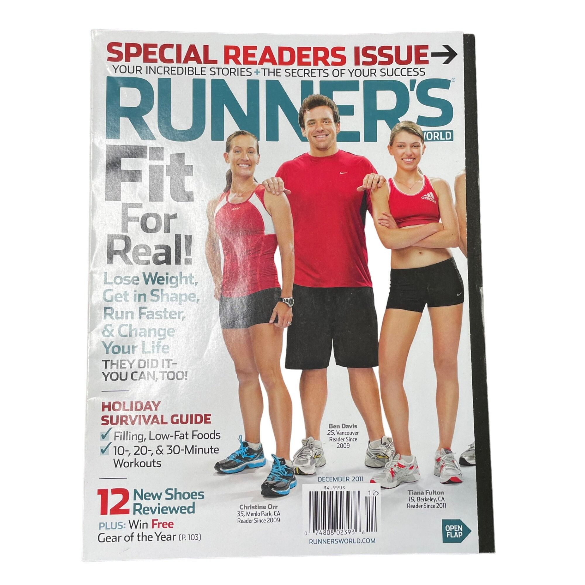 Other Runners World Magazine Special Readers Issue December 2011 F Size ONE SIZE - 1 Thumbnail