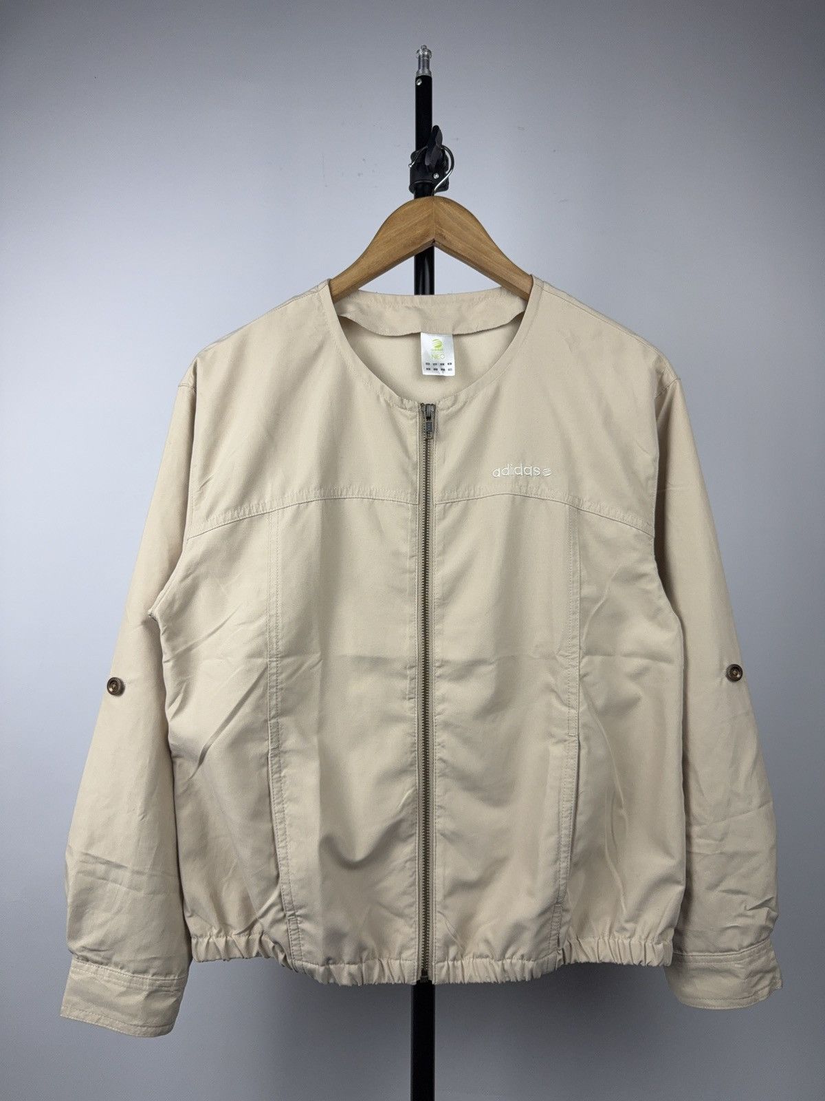 Adidas Vintage 00s Adidas Neo Minimalist Zip Jacket Lightweight Size L / US 10 / IT 46 - 1 Thumbnail