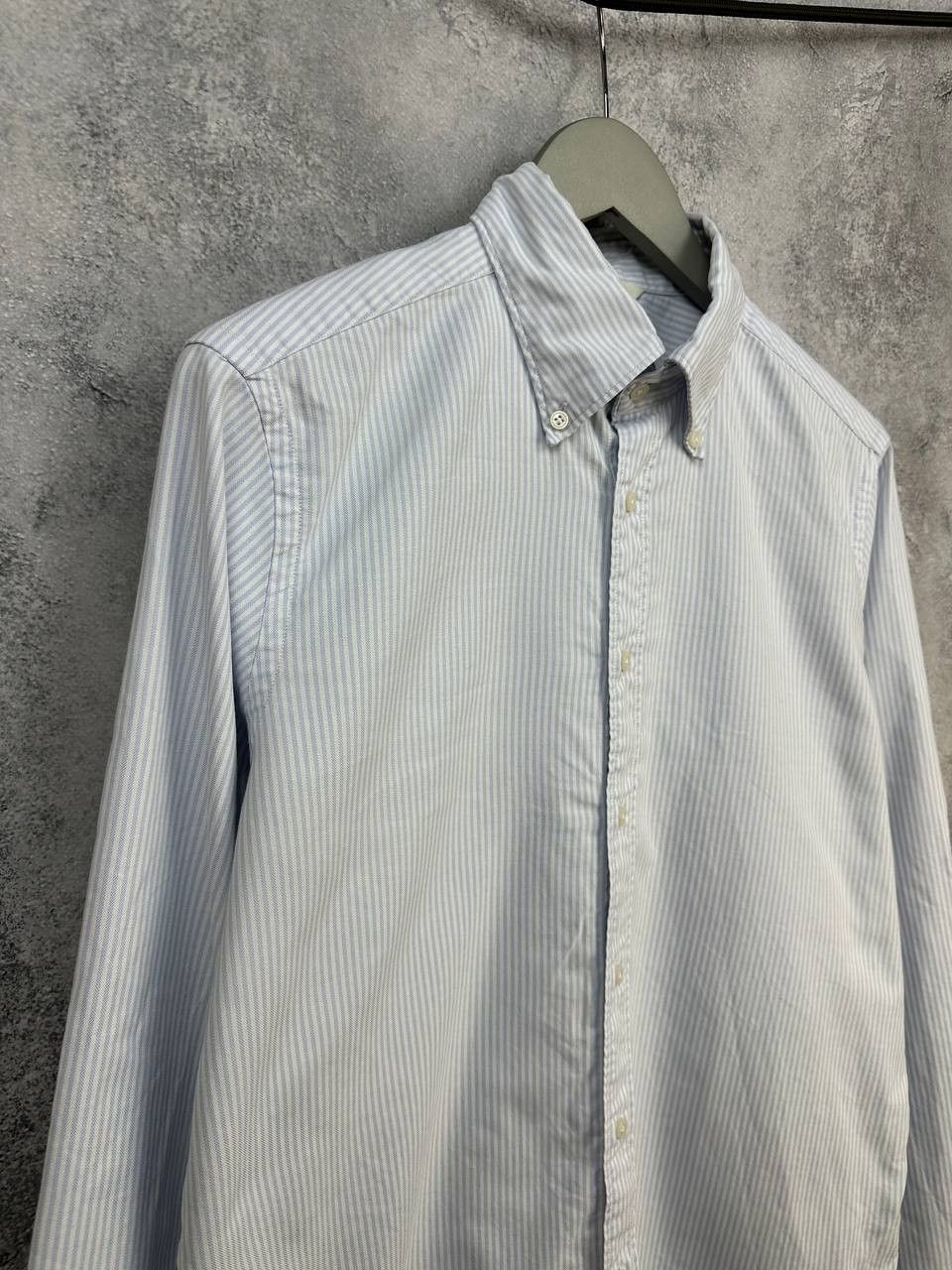 Suitsupply SuitSupply Striped Oxford Stretch Shirt Albini 1876 Fabrics Size US M / EU 48-50 / 2 - 3 Thumbnail