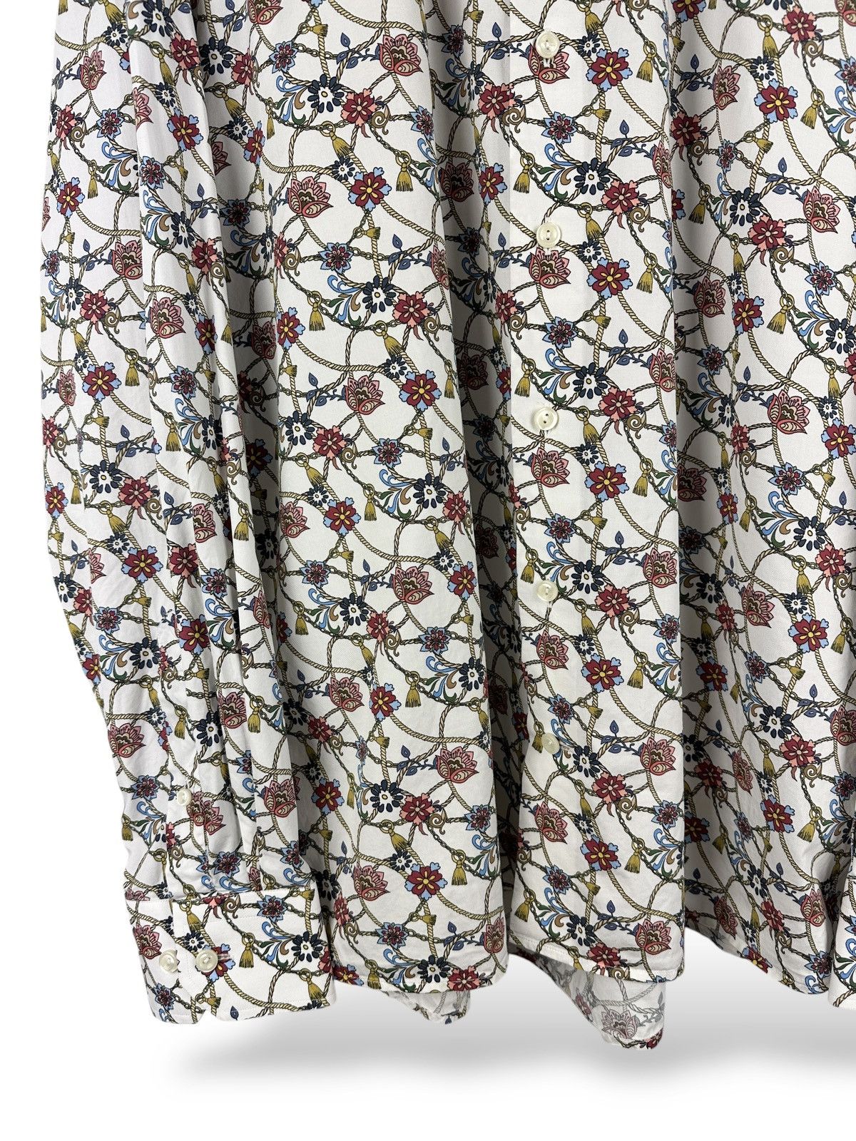 Eton Eton Contemporary Floral Print Long Sleeve Button Up Shirt Size US L / EU 52-54 / 3 - 7 Thumbnail