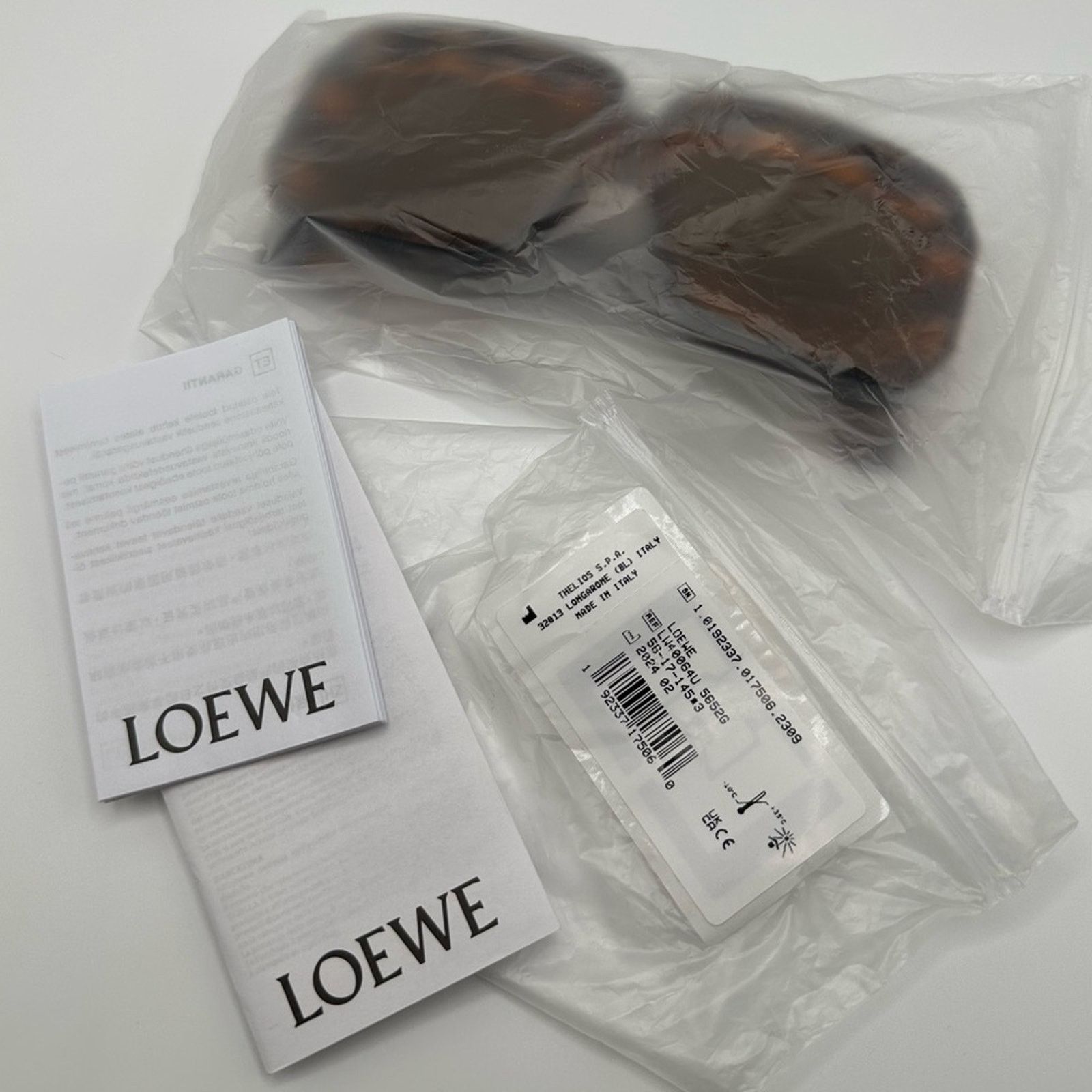 Loewe NEW LOEWE LW40064U 5652G Shiny Dark Havana Brown Women Size ONE SIZE - 10 Thumbnail