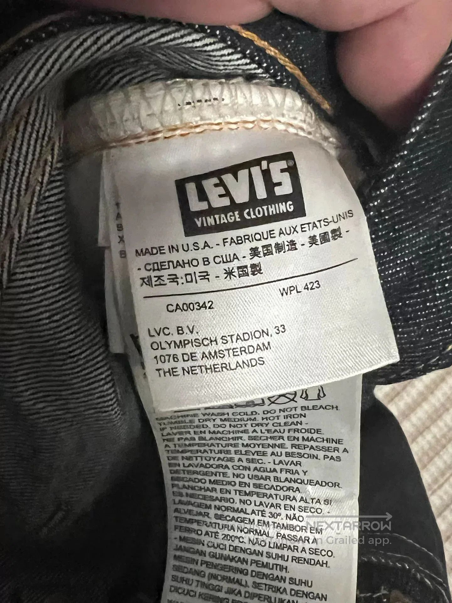 Levi's Vintage Clothing levi's vintage dark blue jeans. Size US 36 / EU 52 - 5 Thumbnail