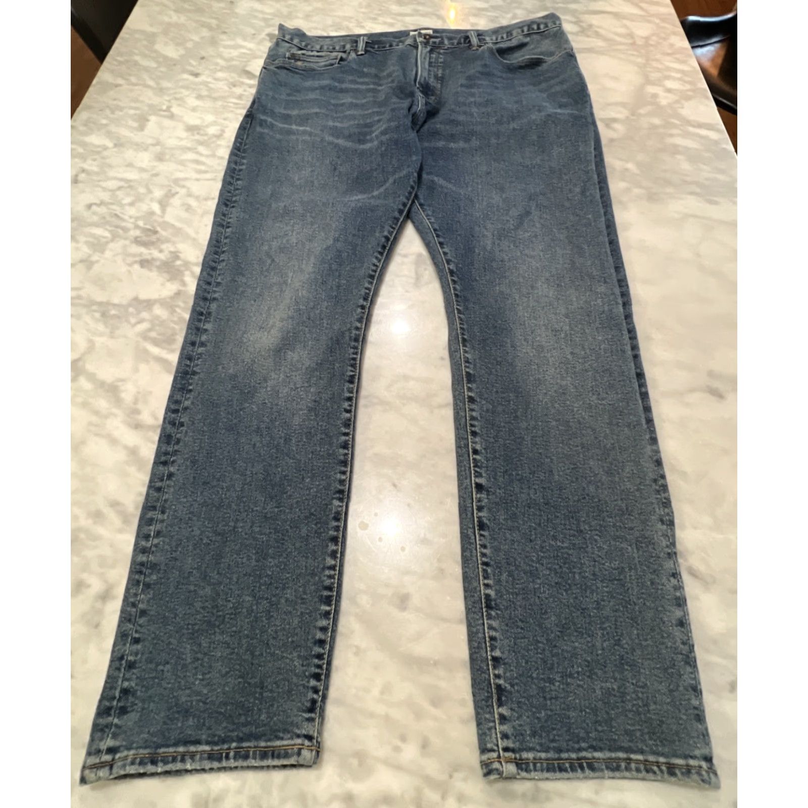 Todd Snyder Todd Snyder Jeans Men’s 38x32 Slim Fit Stretch 5 Pocket Blue Denim Size US 38 / EU 54 - 2 Thumbnail