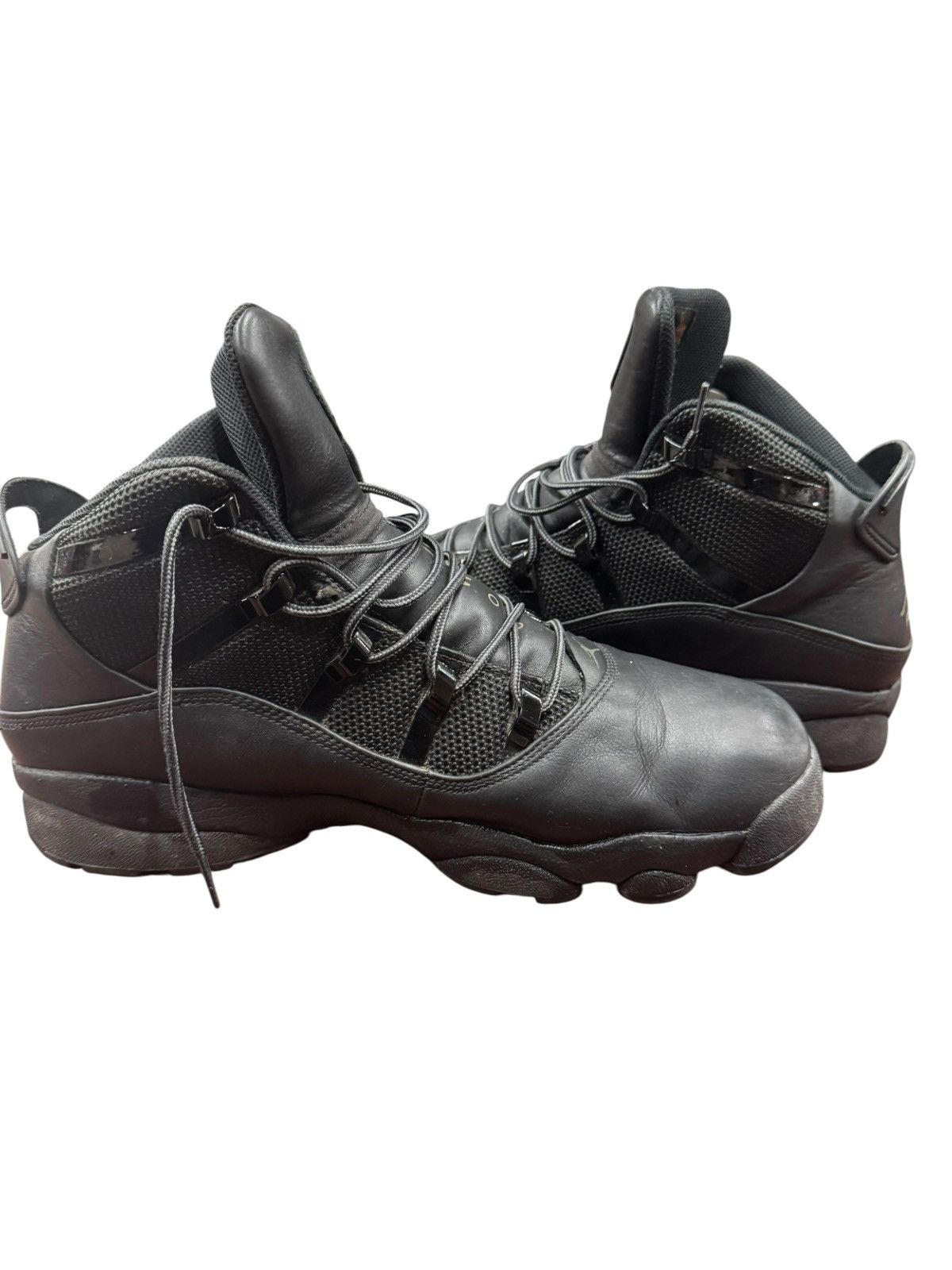Jordan Brand Nike Jordan 6 Rings Black Mens Basketball FV3826-001 VNDS Size US 13 / EU 46 - 1 Thumbnail