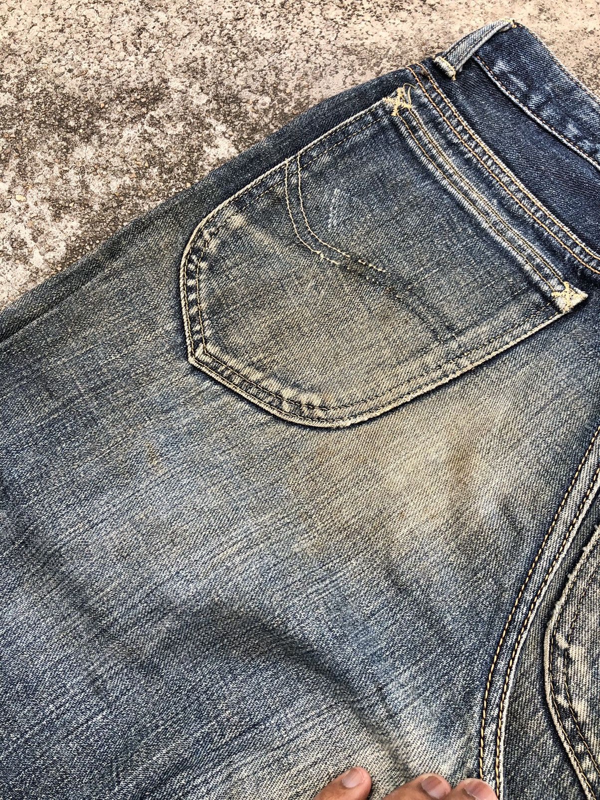 Lee × Vintage RUSTY BLUE VINTAGE LEE DENIM Size US 30 / EU 46 - 8 Thumbnail