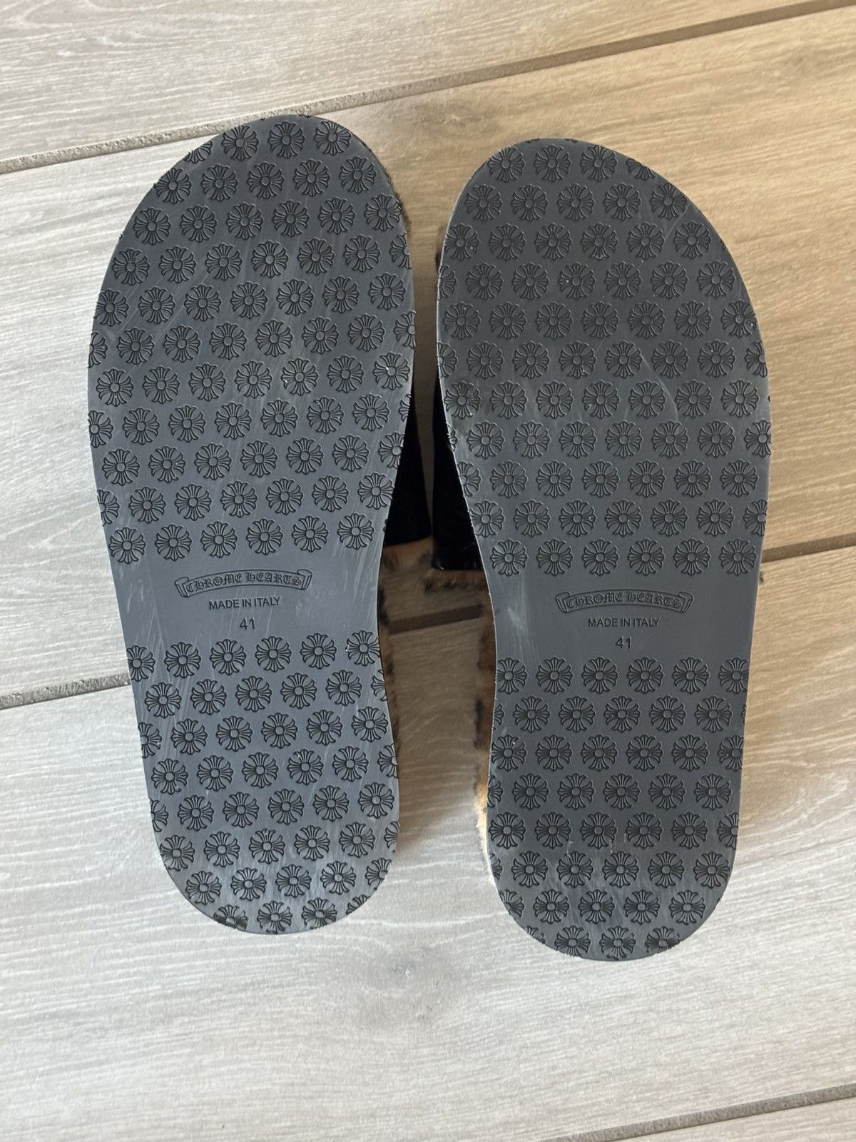 Chrome Hearts Chrome hearts Slip n’ Slide Leopard Platform Slides 41 CH Size US 8 / EU 41 - 9 Thumbnail