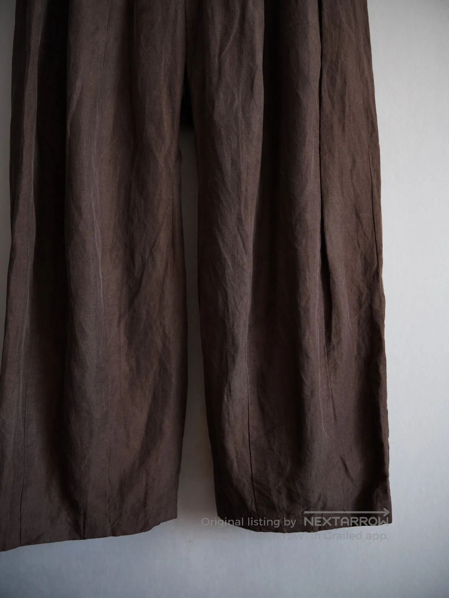 Geoffrey B. Small Geoffrey b.small 22SS Silk-Cotton Wide-Leg Pants. Size 26" / US 2 / IT 38 - 5 Thumbnail