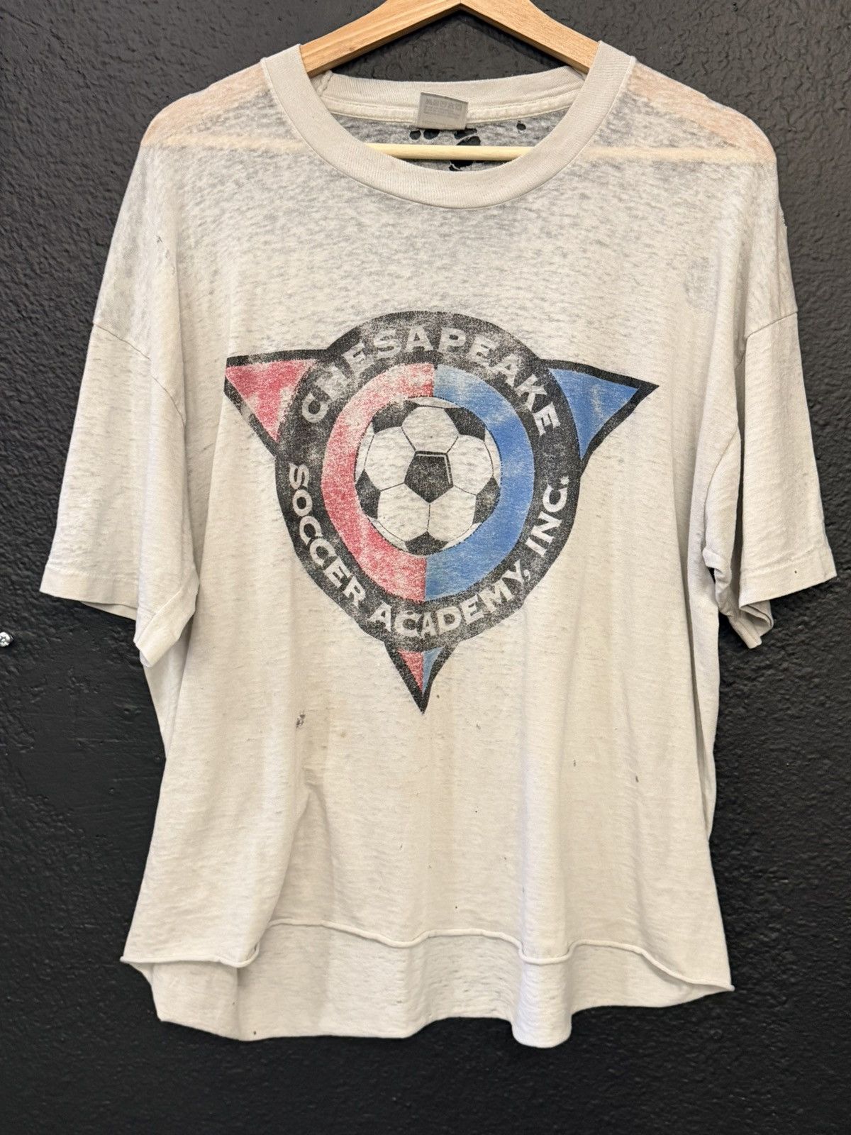 Vintage Vintage soccer tee Size US XL / EU 56 / 4 - 1 Thumbnail