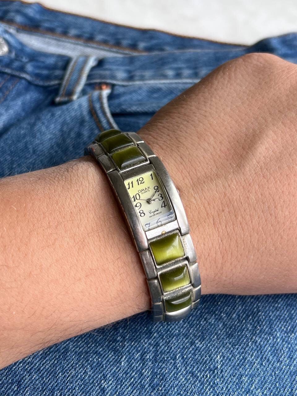 Japanese Brand Vintage Japanese style futuristic Watch OMAX Green Steel Y2K Size ONE SIZE - 10 Thumbnail