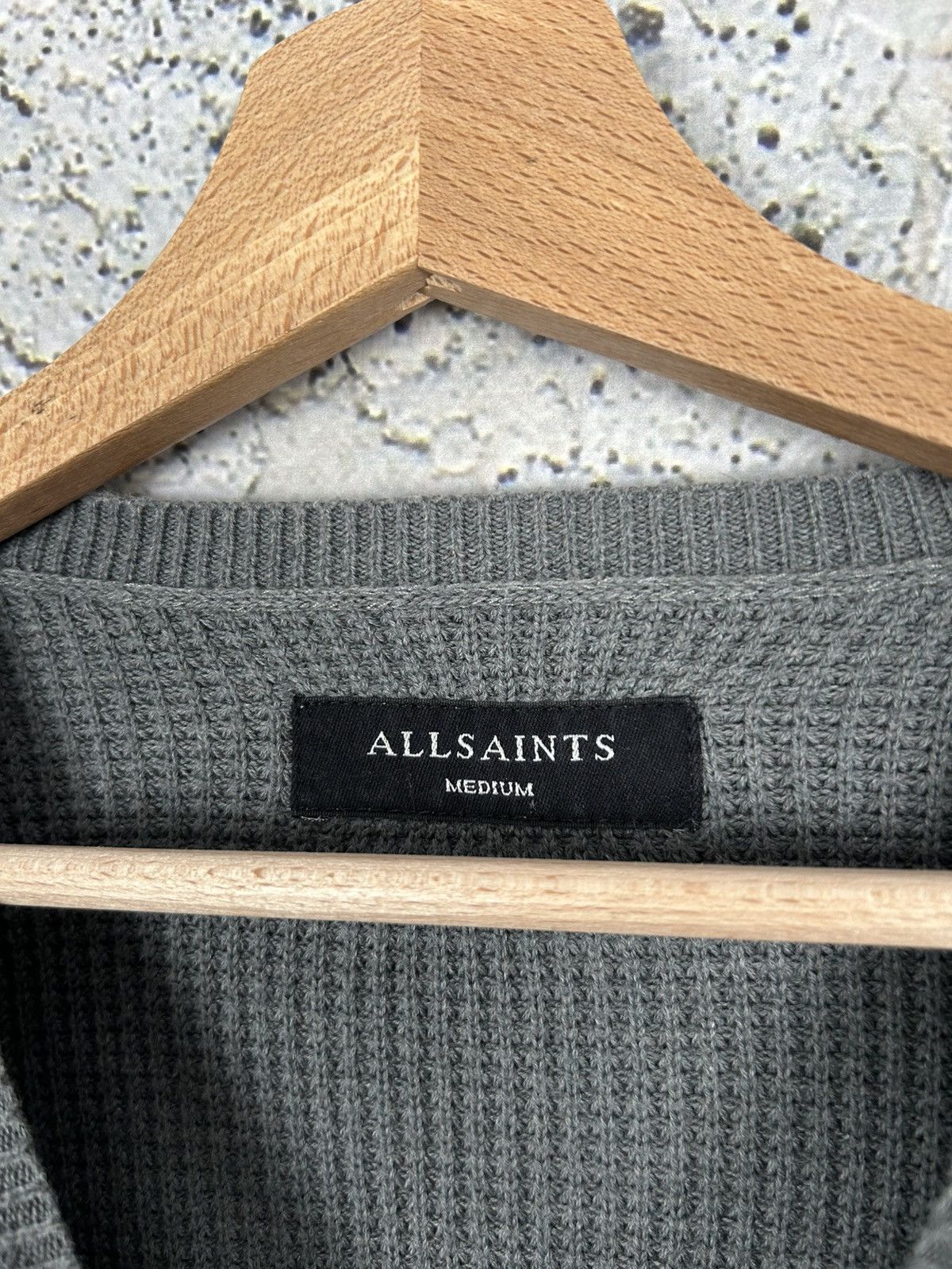 Allsaints Allsaints Grey Sweater Premium Designer Streetwear Hype Size US M / EU 48-50 / 2 - 5 Thumbnail