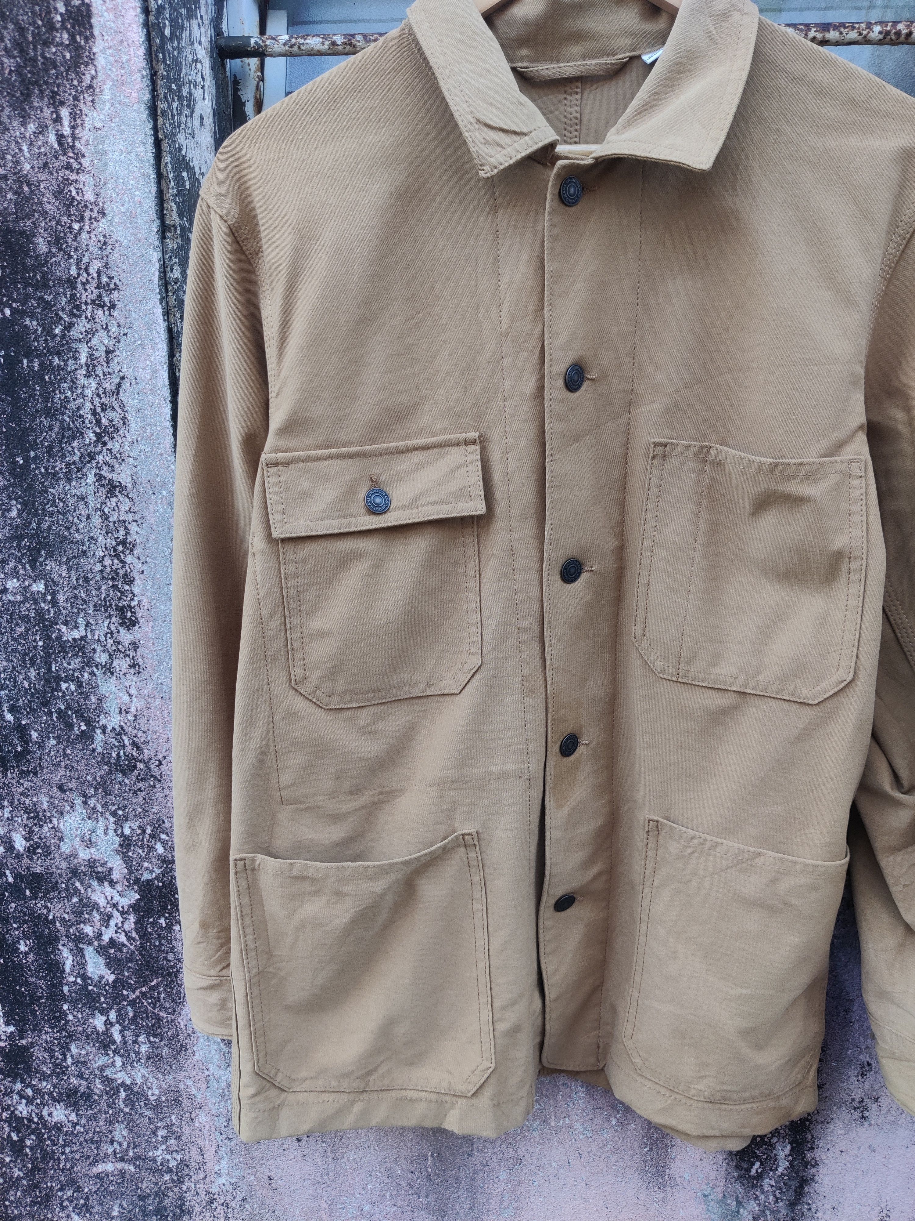 Uniqlo Vintage Uniqlo Multi-Pocket Utility Chore Work Field Shirt Size US M / EU 48-50 / 2 - 4 Thumbnail