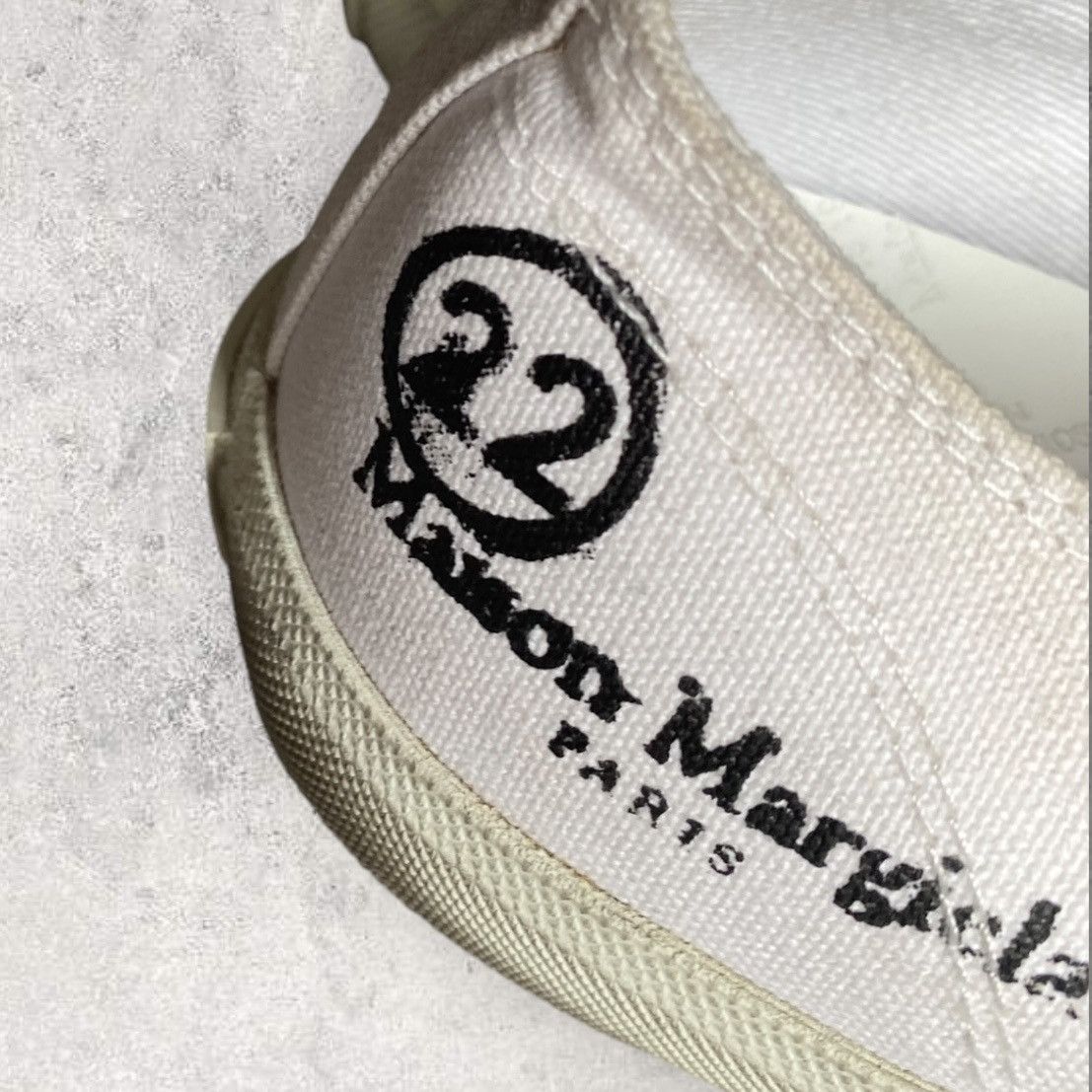 Maison Margiela Off-White Color Splash Tabi Sneakers Size US 8 / EU 41 - 12 Thumbnail