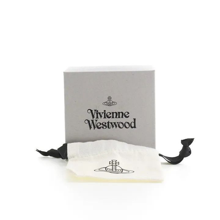 Vivienne Westwood Vivienne Westwood Silver Logo Hoop Earrings -2507 Size ONE SIZE - 3 Thumbnail