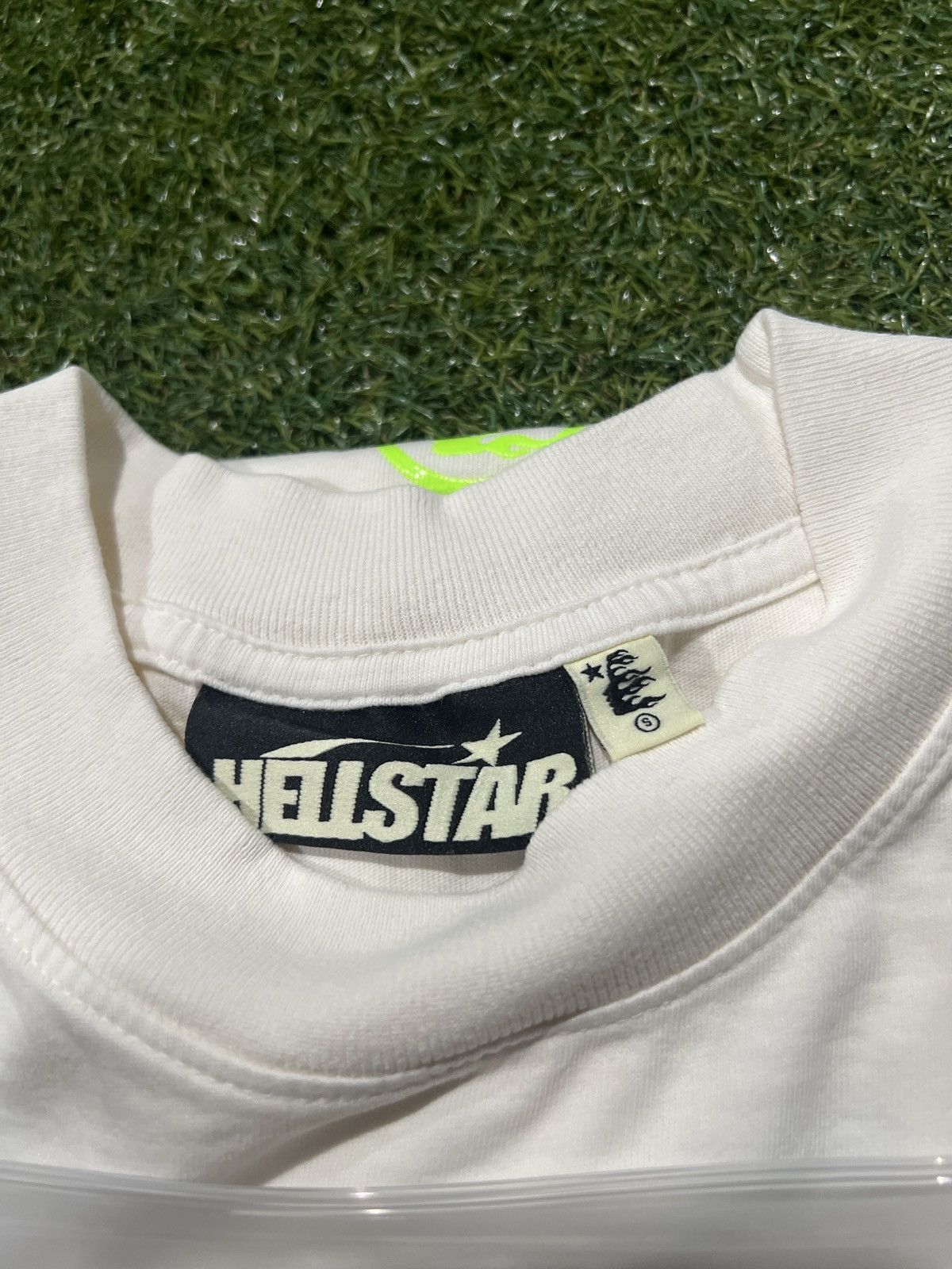 HELLSTAR Hellstar Inner Peace White/Green Tee Size Small Size US S / EU 44-46 / 1 - 3 Thumbnail