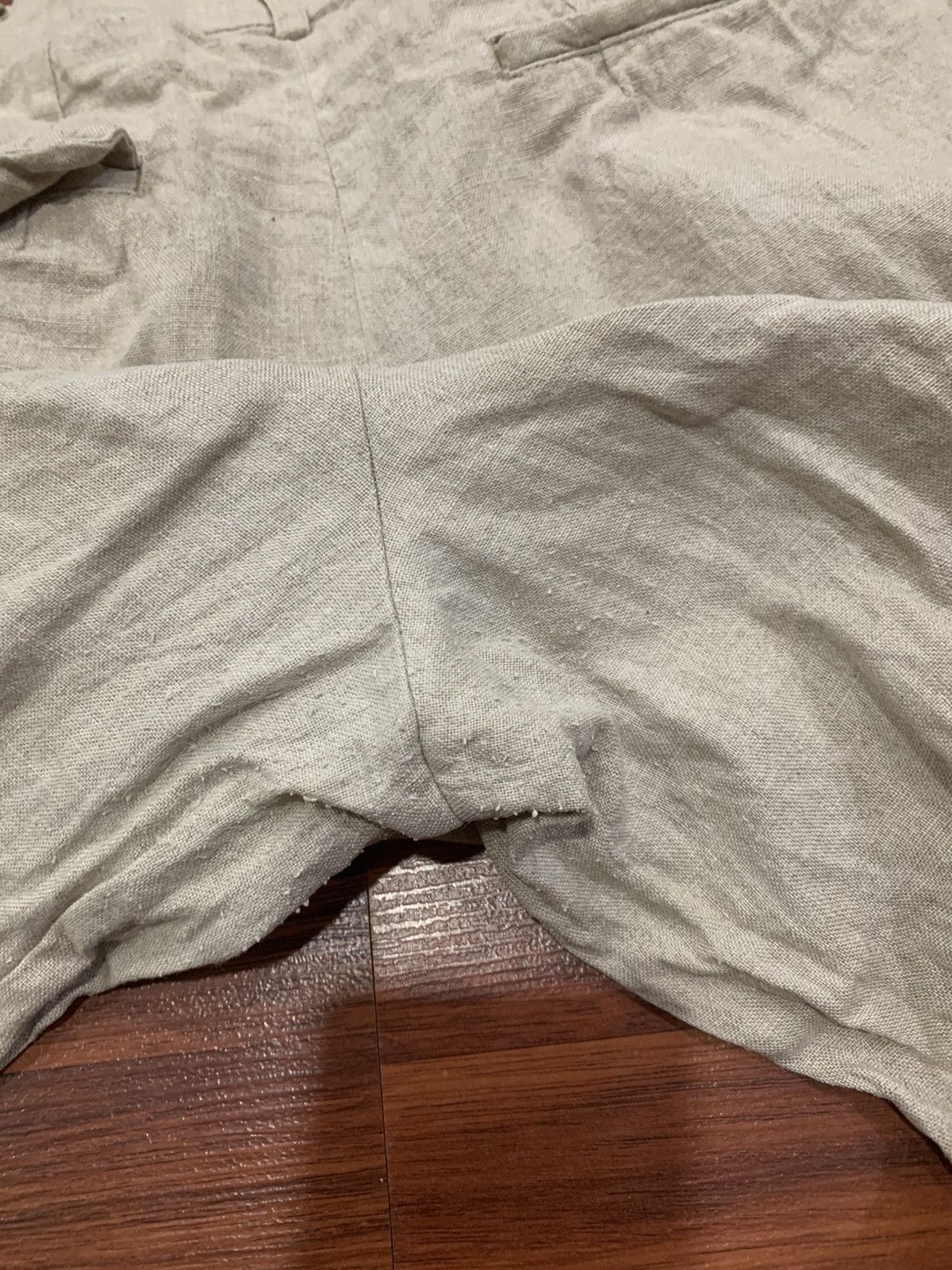 Comme des Garcons Vintage Comme des Garcons Homme Plus Linen Pants Size US 34 / EU 50 - 10 Thumbnail