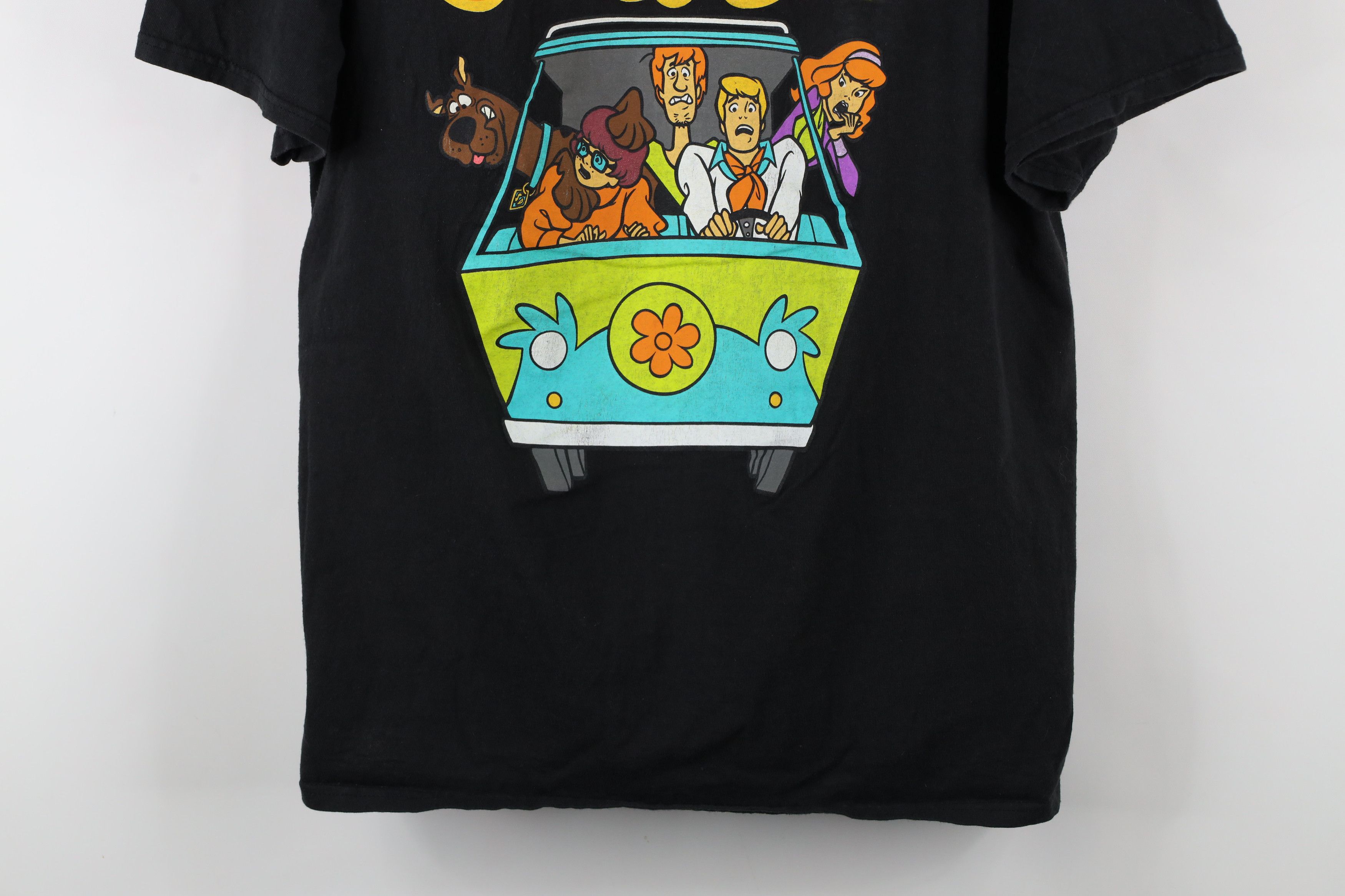 Vintage Vintage 90s Scooby Doo Cartoon T-Shirt Black Cotton Size US XL / EU 56 / 4 - 3 Thumbnail