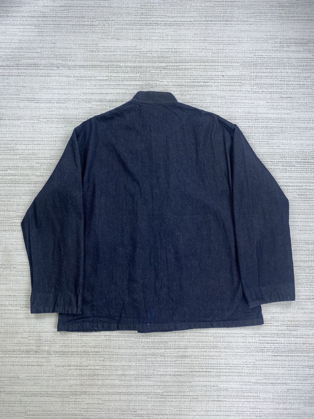 GU × Studio Seven × Vintage Vintage Honest Deli X Gu By Studio Seven Denim Jacket Size US L / EU 52-54 / 3 - 2 Thumbnail