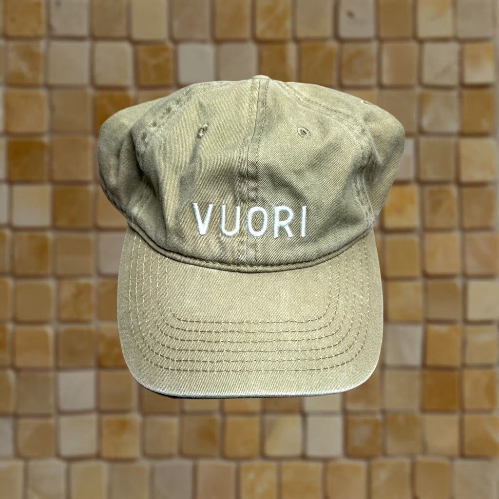 Vuori Vuori Hat Cap One Size Adjustable Strap Fit Beige Outdoor Unisex Baseball Cap Tour Camel Beige Cotton Size ONE SIZE - 1 Thumbnail