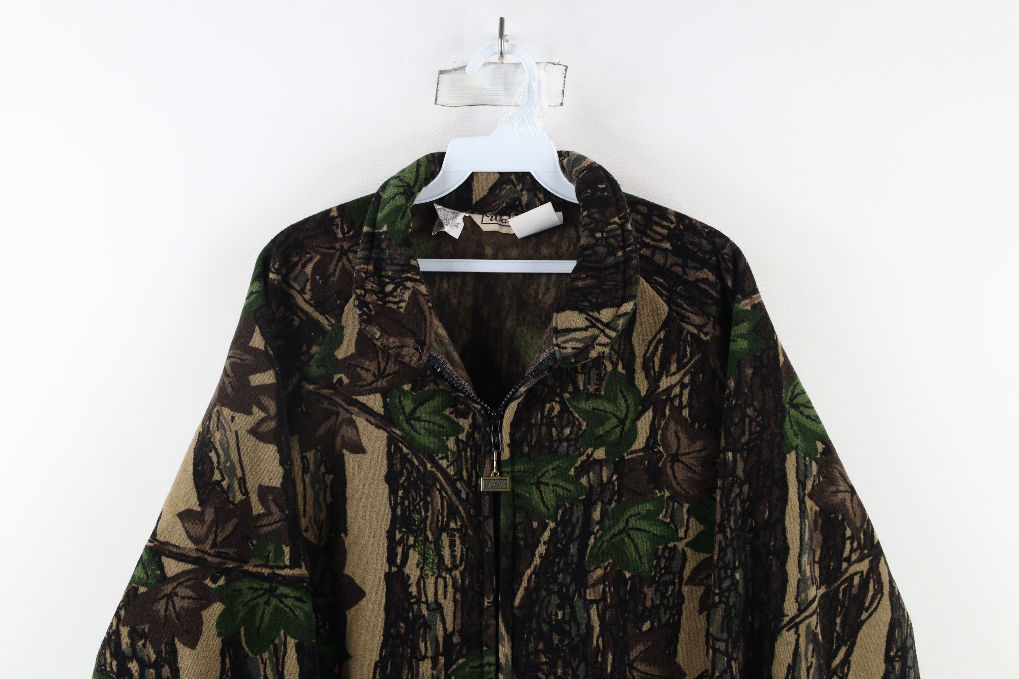 Vintage × Walls Vintage 90s Walls Camouflage Soft Cloth Bomber Jacket USA Size US L / EU 52-54 / 3 - 2 Thumbnail