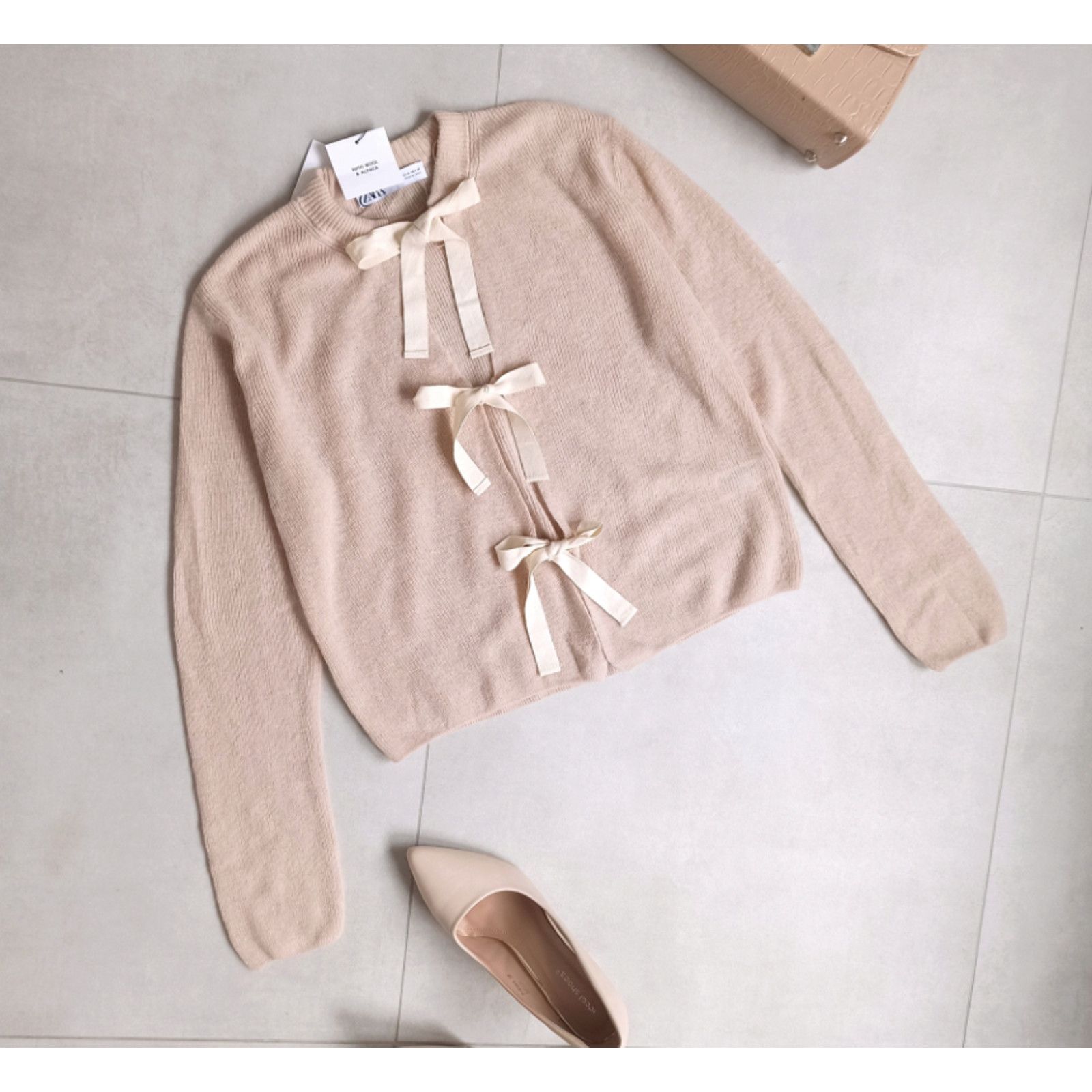 Zara ZARA Wool-Blend Cardigan NWT Size L / US 10 / IT 46 - 15 Thumbnail