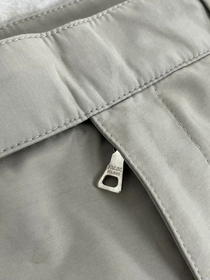 Prada 2000s Prada Grey Cozy Straight Pants Size US 33 - 9 Thumbnail