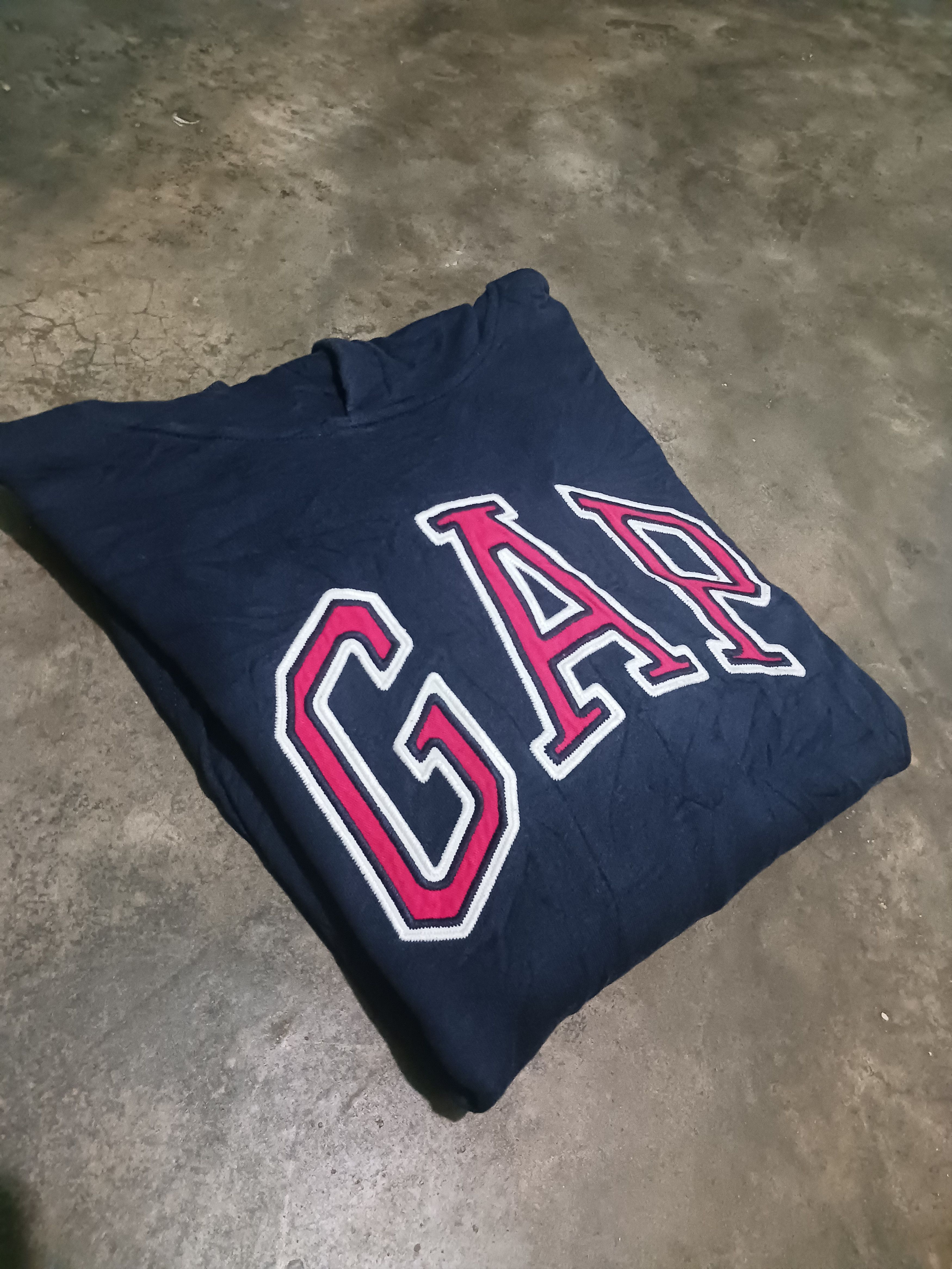 Gap Classic Navy Blue GAP Pullover Hoodie Size US L / EU 52-54 / 3 - 8 Thumbnail