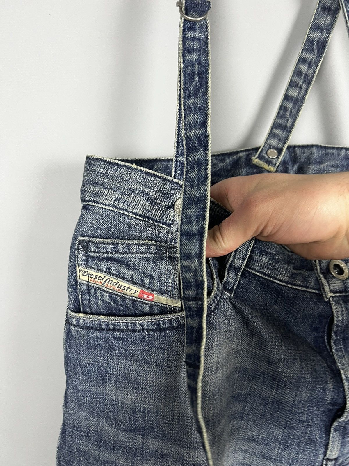 Diesel W27 Diesel jeans / jumpsuit with removable suspenders Size 27" / US 4 / IT 40 - 6 Thumbnail