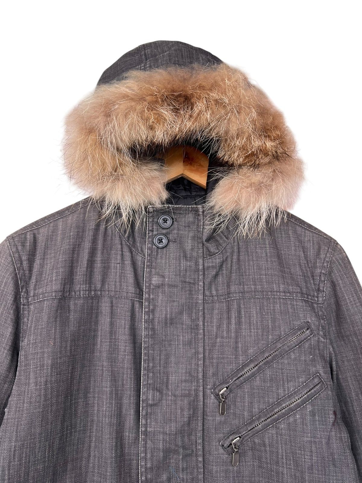 Hysteric Glamour Rupert Japan Multipocket Zipper Fur Long Jacket Size US L / EU 52-54 / 3 - 4 Thumbnail