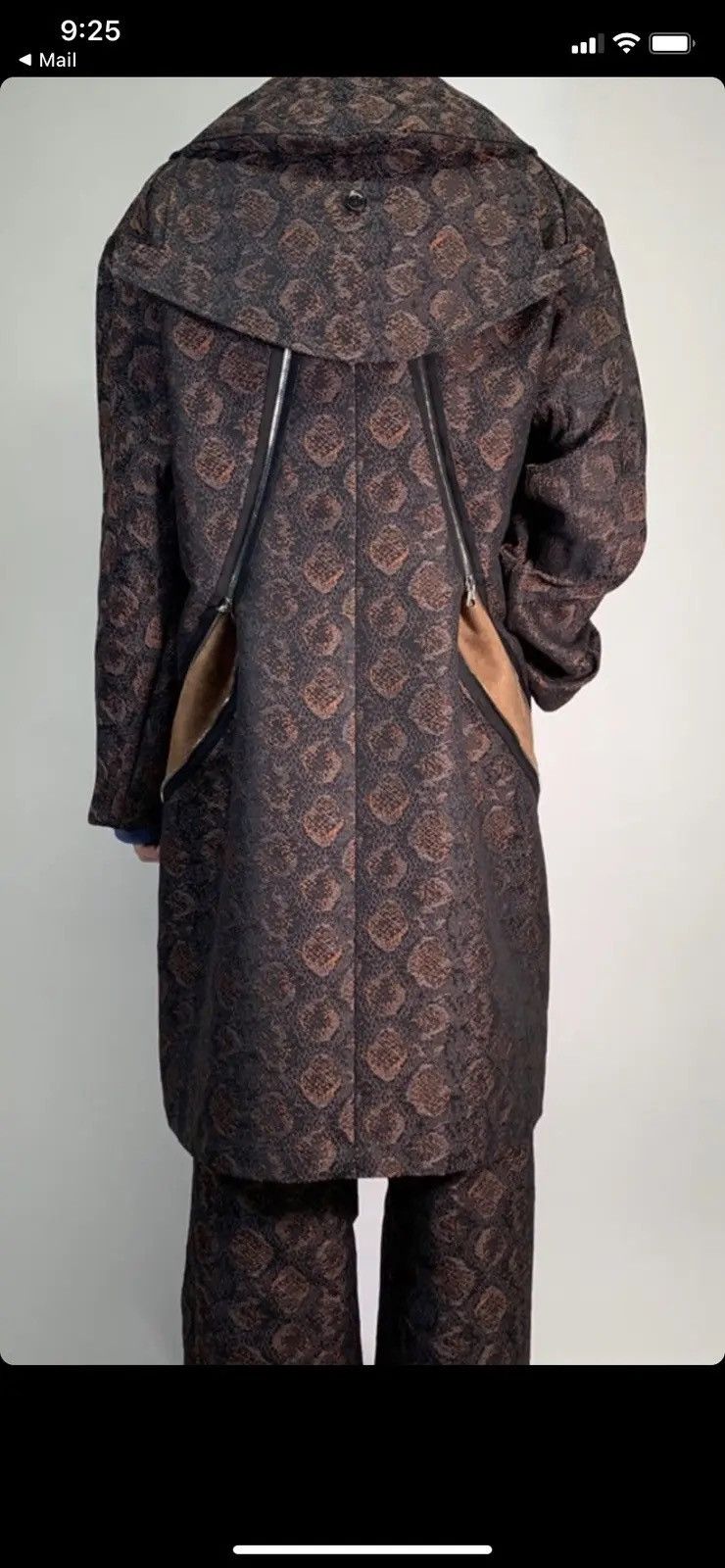 Kiko Kostadinov Long Burr Snap Coat | Grailed