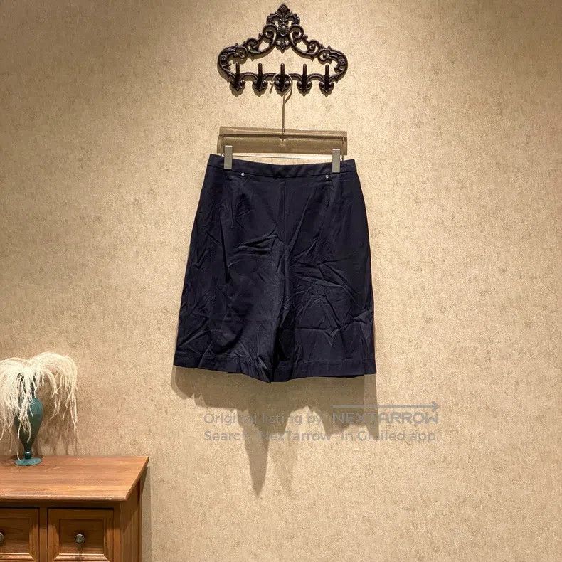 Hermes Hermes Midnight Blue Wool Wide Leg Culottes Size 25" / US 0 / IT 36 - 2 Thumbnail