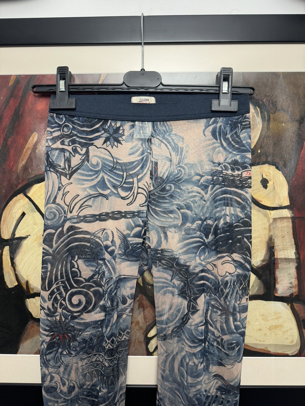 Jean Paul Gaultier Jean Paul Gaultier Lindex Set Tattoo Mesh Top + Leggins Size M / US 6-8 / IT 42-44 - 10 Thumbnail